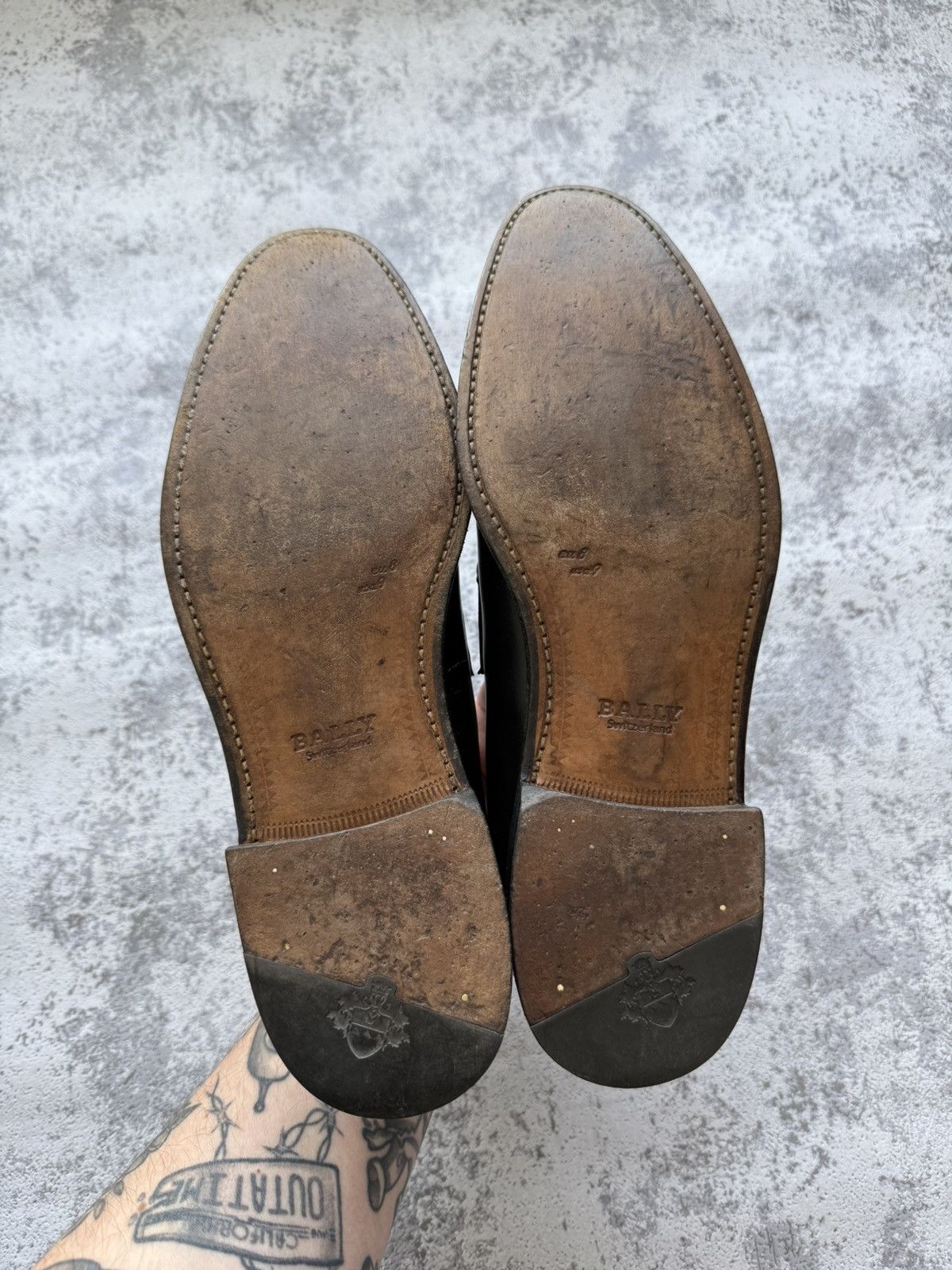 Bally Bally Switzerland Leather Black Loafers Size EU 8 , US 9 Size US 9 / EU 42 - 7 Thumbnail