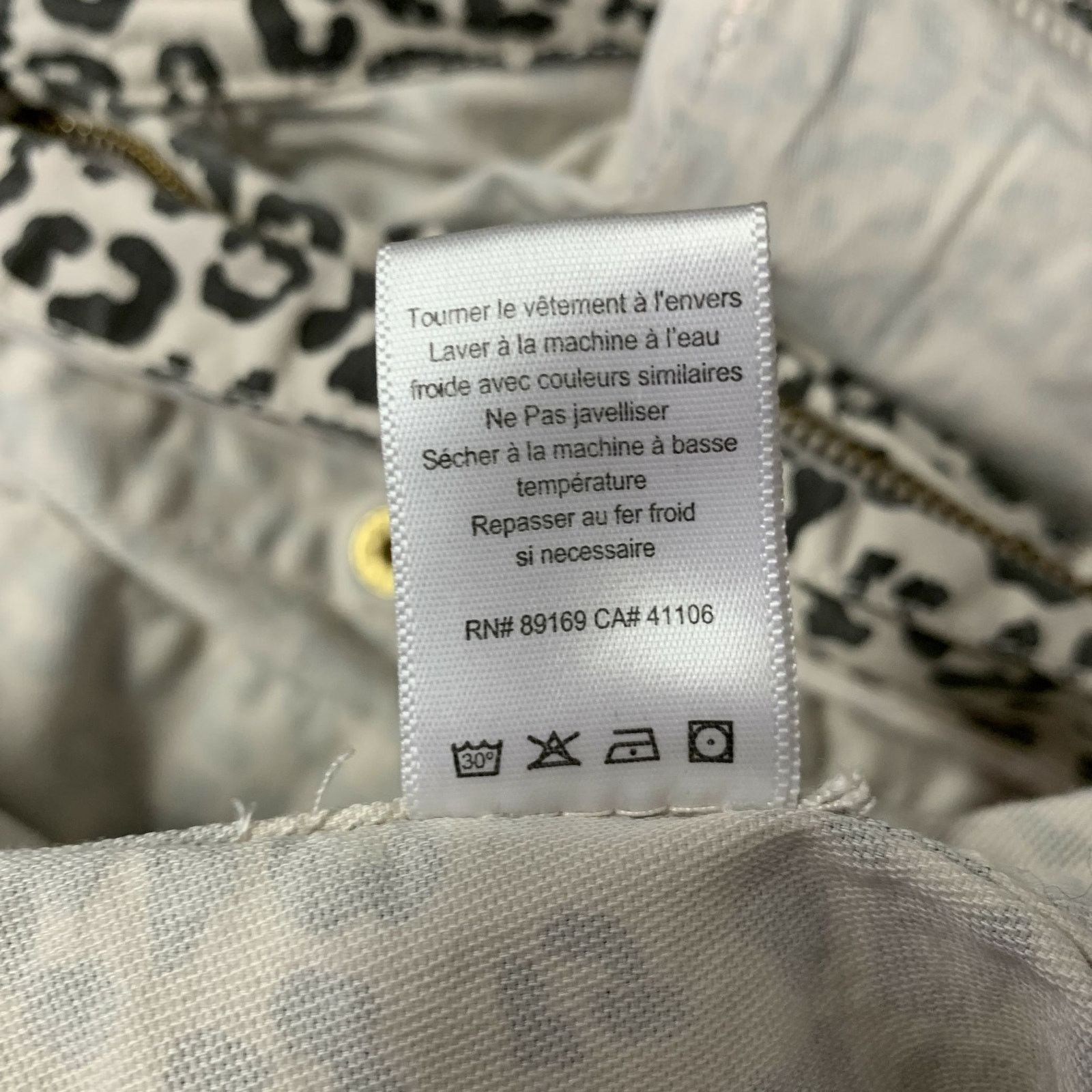 ATM ATM Size L White Black Cotton Blend Leopard Cargo Jacket Size L / US 10 / IT 46 - 7 Thumbnail