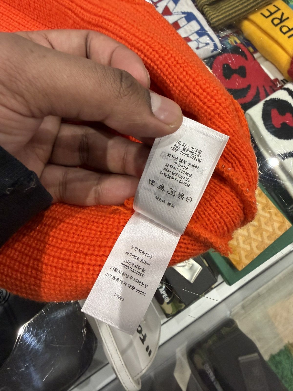 Supreme Supreme Reflective Balaclava Orange Size ONE SIZE - 7 Thumbnail