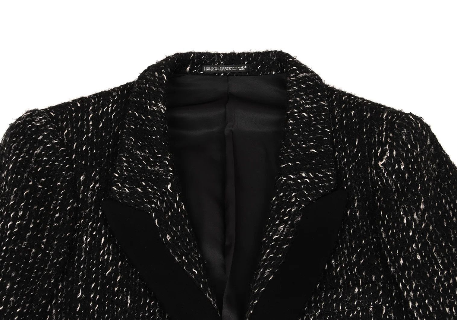Yohji Yamamoto Yohji Yamamoto Lapel-Panelled Pile Jacket Size US S / EU 44-46 / 1 - 3 Thumbnail