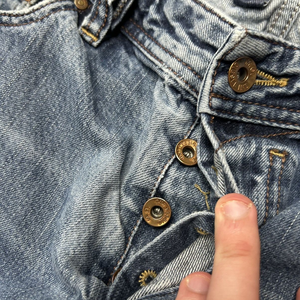Diesel Vintage Diesel Indistry Basic Blue denim 2000’s jeans Size US 34 / EU 50 - 12 Thumbnail