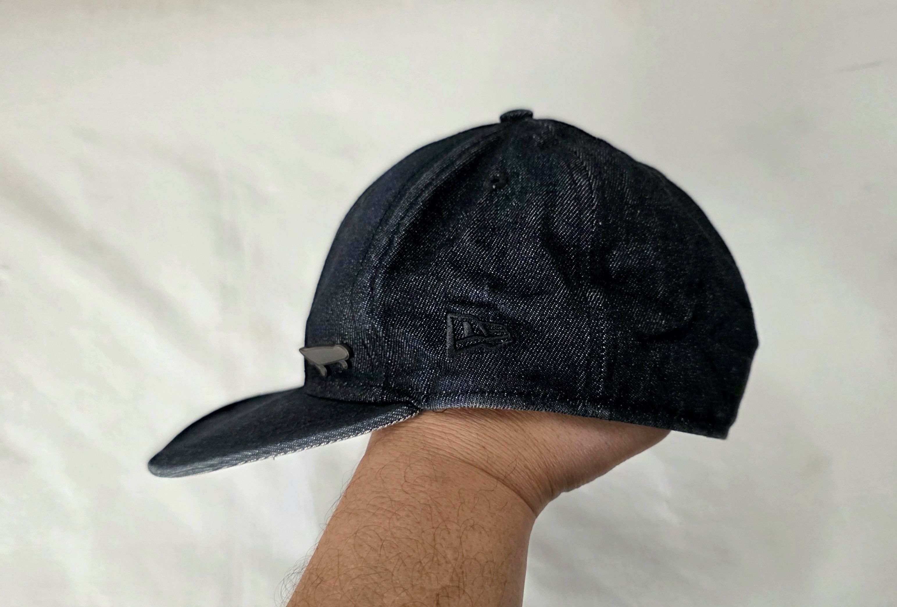 New Era New Era X Adio rare denim black gray Skateboard hat 7 1/4 Size ONE SIZE - 2 Thumbnail