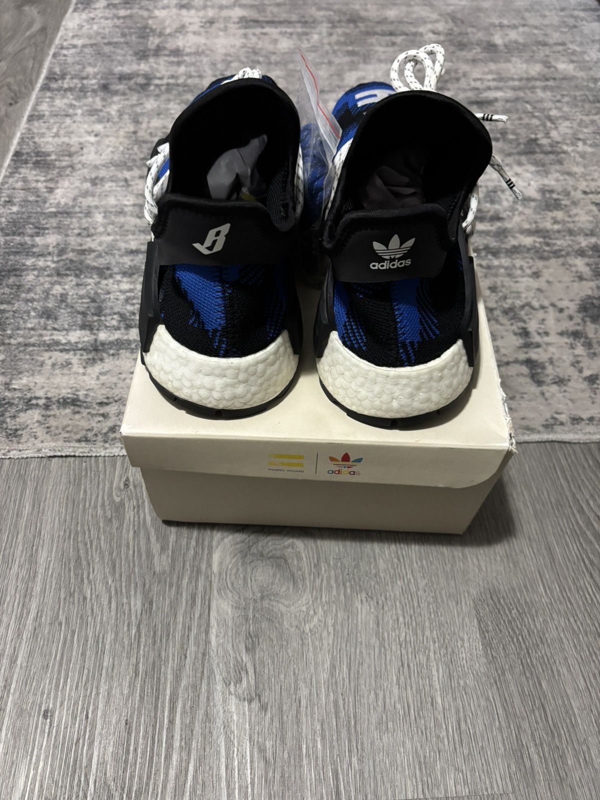 Adidas Adidas NMD x BBC Blue Plaid EF7387 Size 11 - Used Size US 11 / EU 44 - 3 Thumbnail