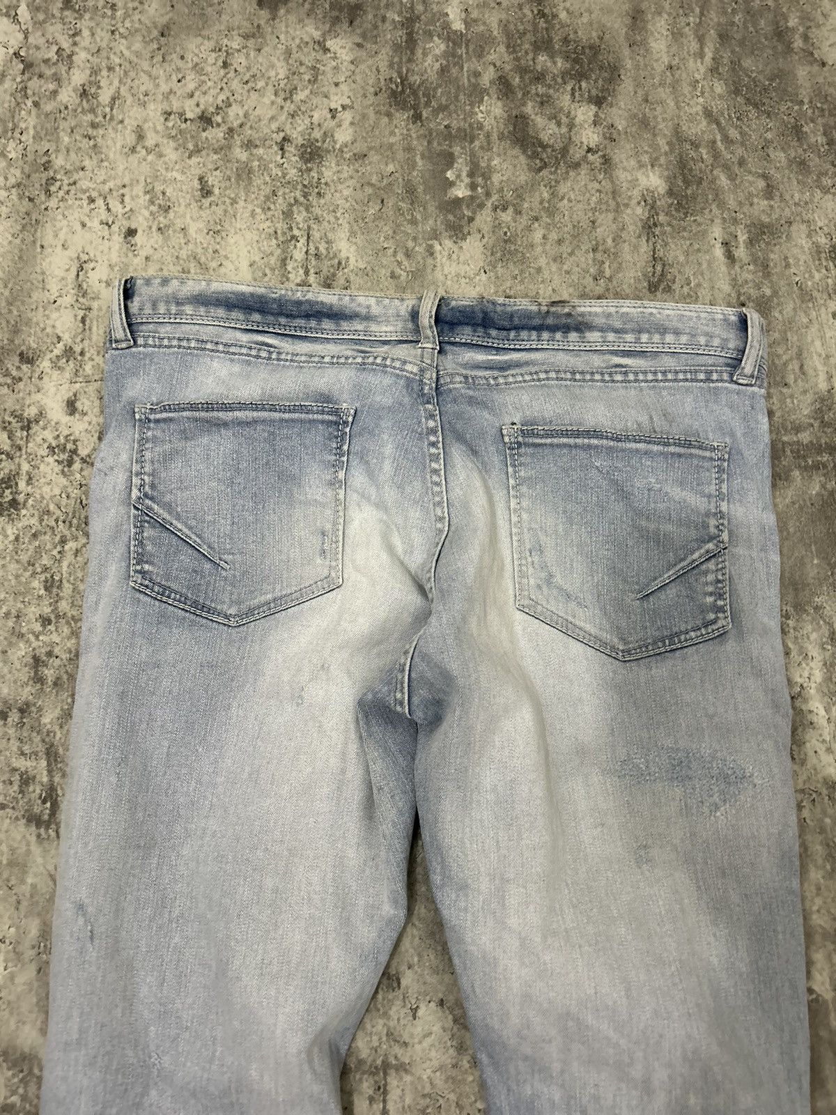 GOSTAR DE FUGA Gostar De Fuga Japan Slim Distressed Jeans Size US 34 / EU 50 - 7 Thumbnail
