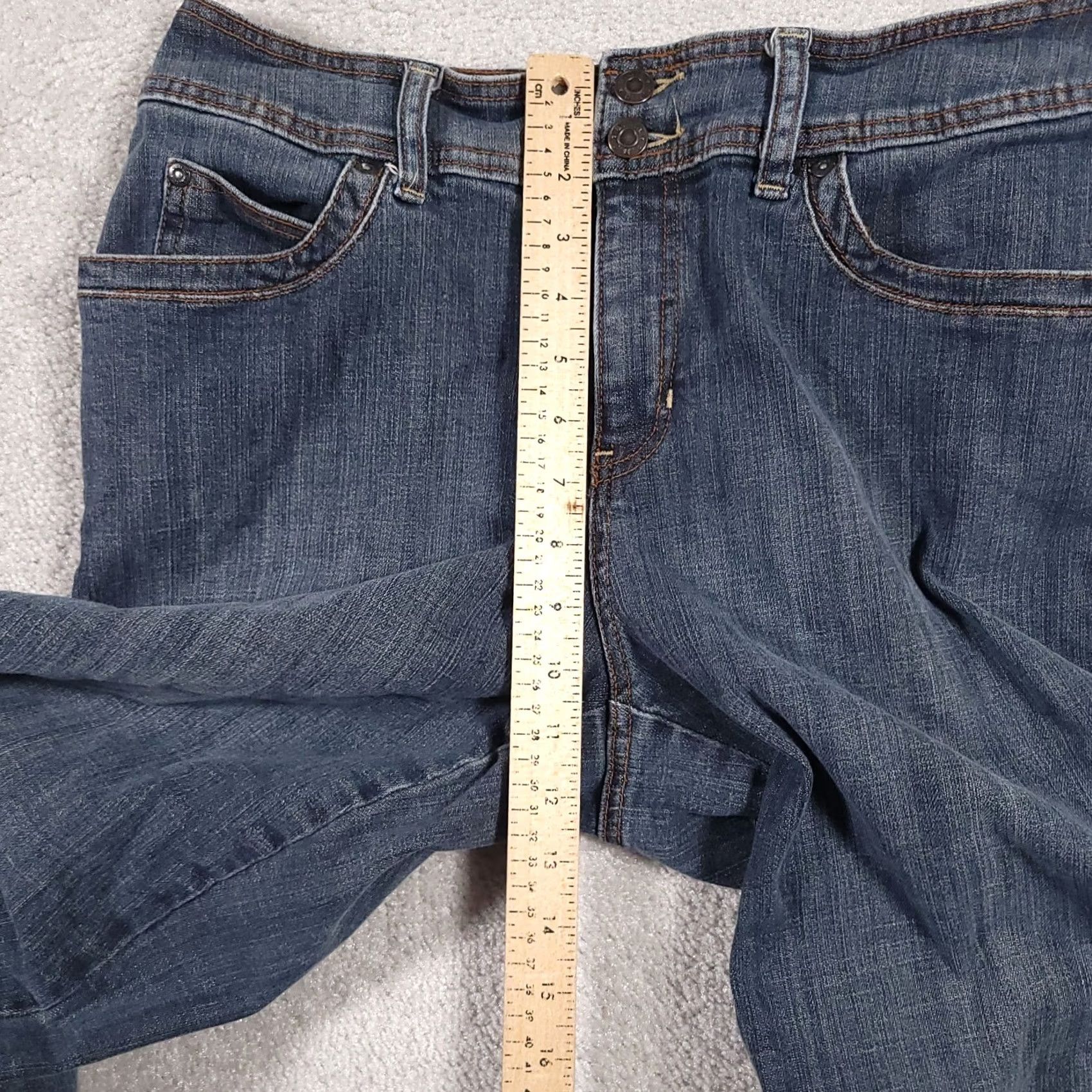 Denime A.N.A. Skinny Denim Jeans Women's 14W Stretch Medium Wash Jeans 31in Inseam Blue 5-Pocket Regular Rise Mens? Size 24" / US 00 / IT 34 - 7 Thumbnail