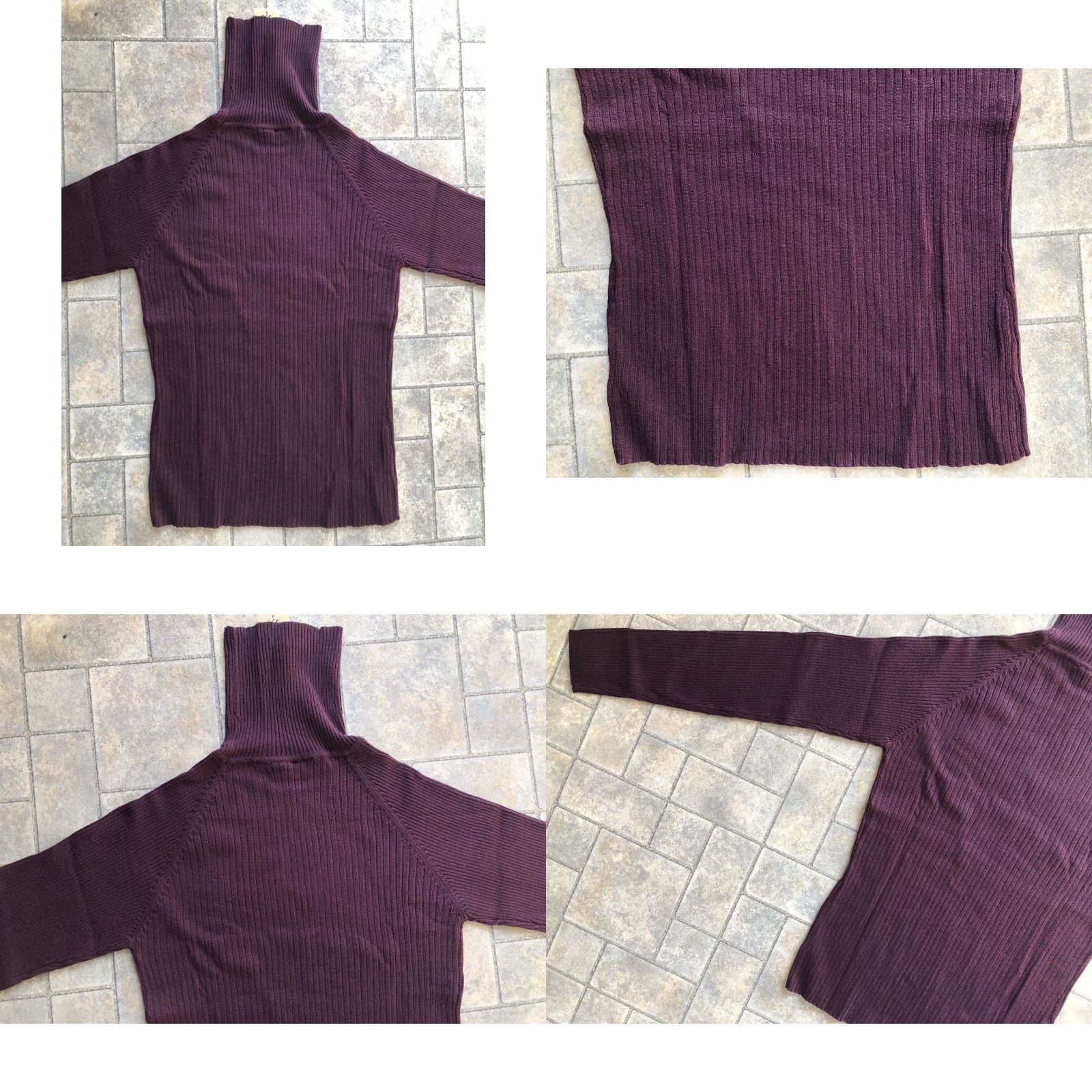 Vintage New Signature Expressions Sweater Womens Size S Turtleneck Acrylic Cotton Purple Size S / US 4 / IT 40 - 9 Thumbnail
