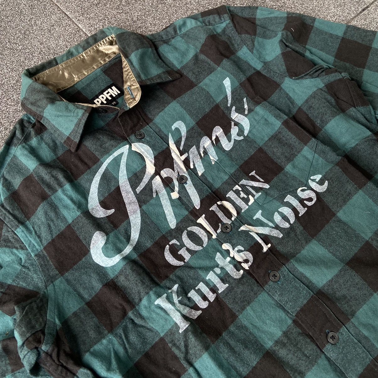 PPFM PPFM Golden Kurt's Noise Plaod Tartan Shirts Size US M / EU 48-50 / 2 - 2 Thumbnail