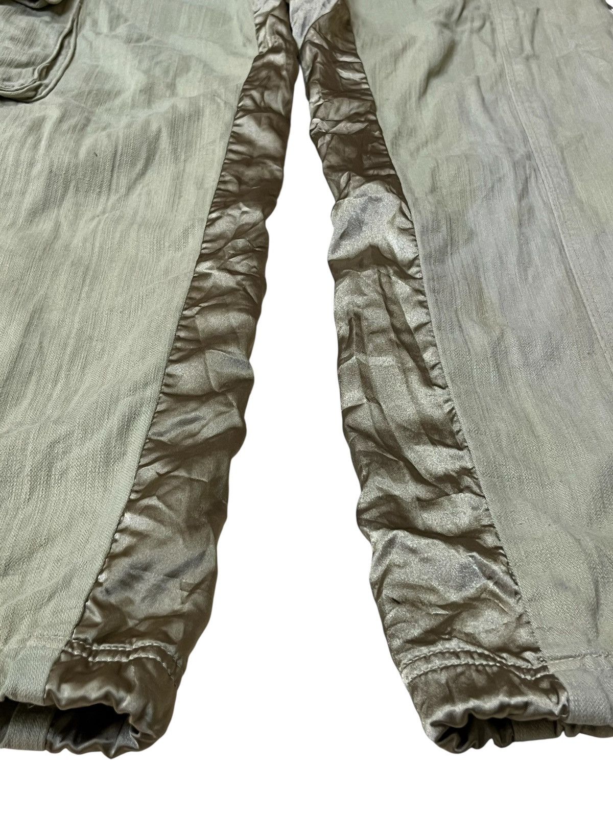 Japanese Brand Japanese cult EARTH MUSIC with silk patchwork cargo pants Size US 31 - 5 Thumbnail