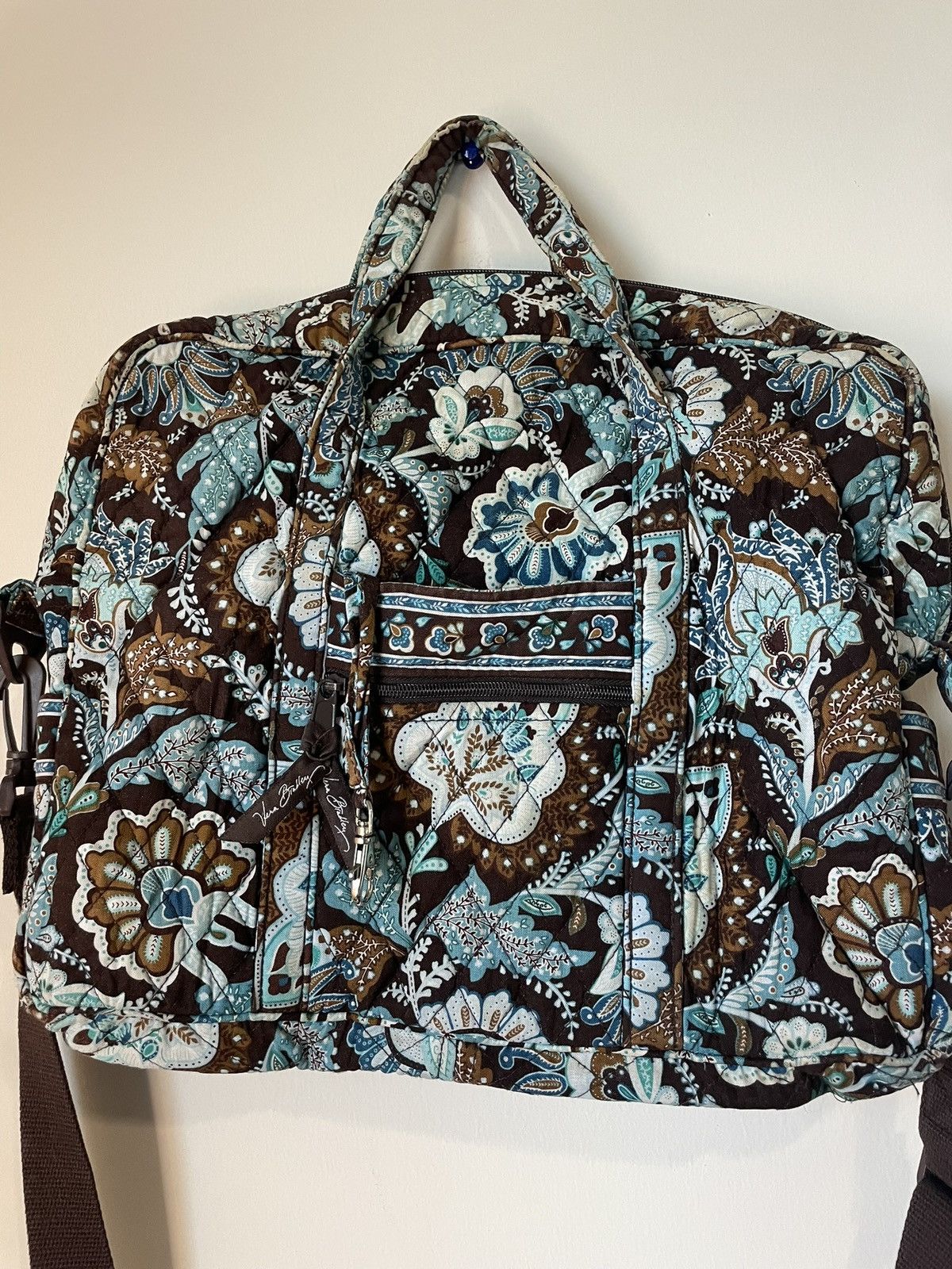 Vera Bradley Vera Bradley blue and brown laptop bag Size ONE SIZE - 2 Thumbnail