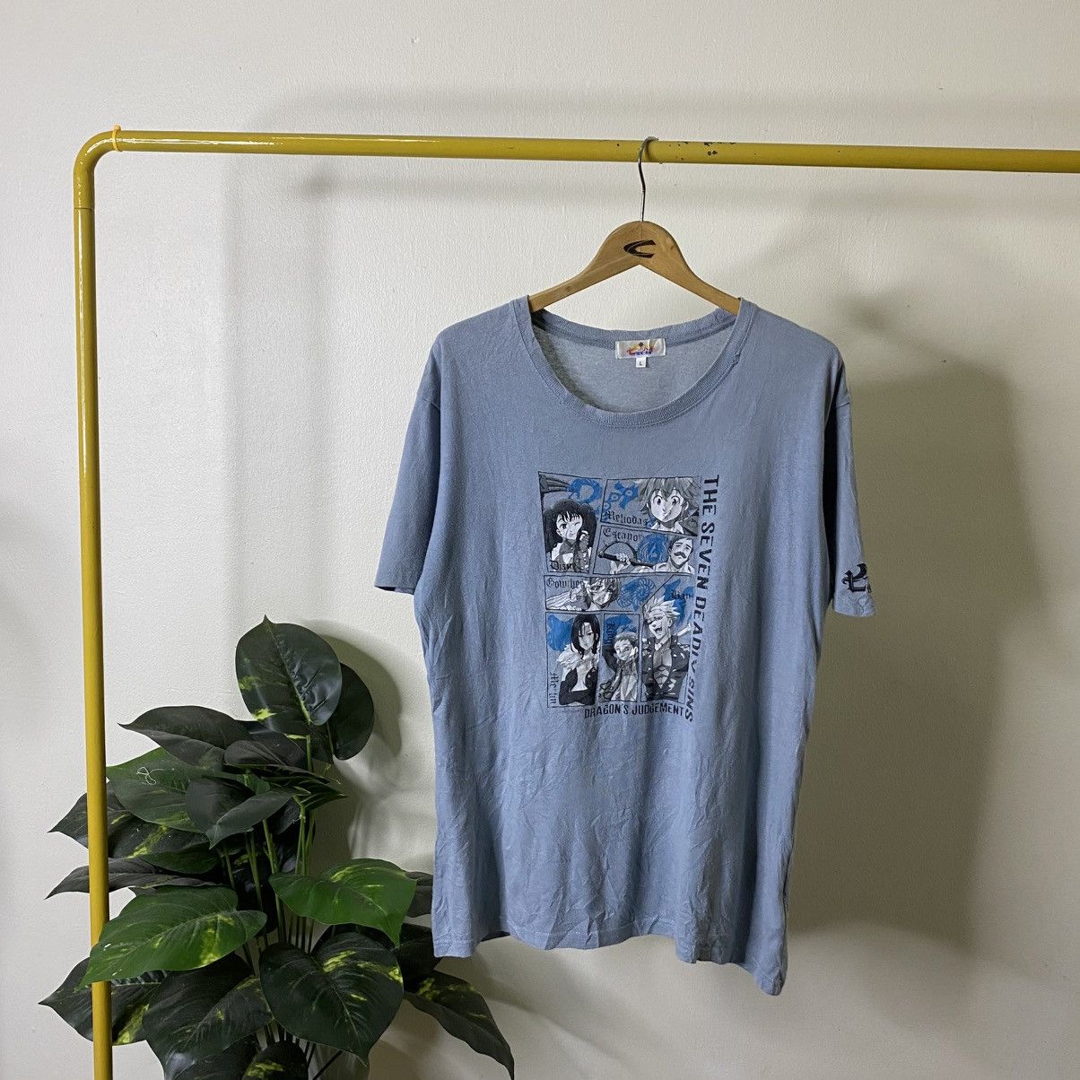 Anime Vintage Y2K Anime The Seven Deadly Sins T Shirt Size US L / EU 52-54 / 3 - 1 Thumbnail