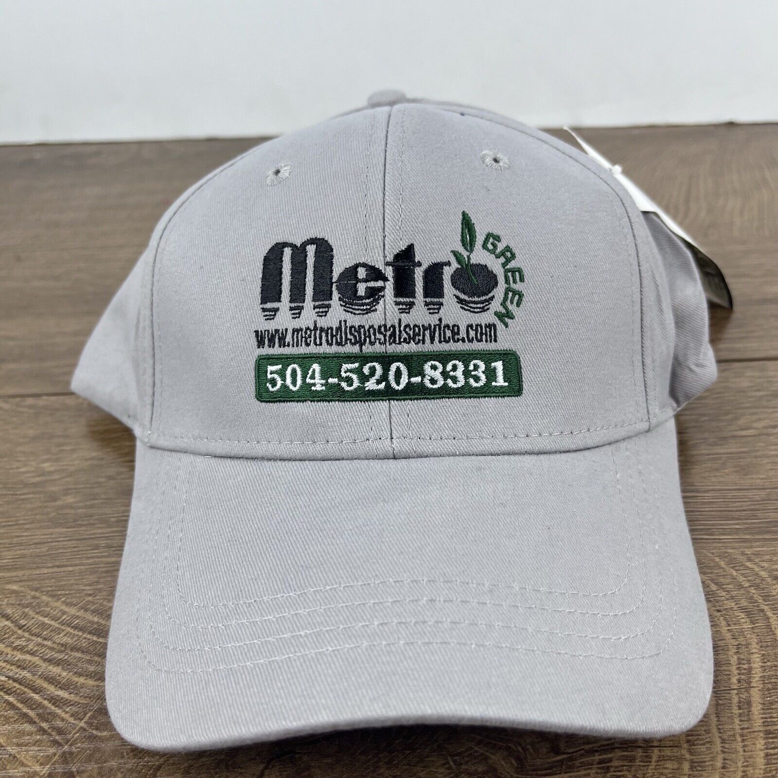 Other Metro Green Hat Gray Cap Adjustable Gray Adult Size Hat Size ONE SIZE - 3 Thumbnail
