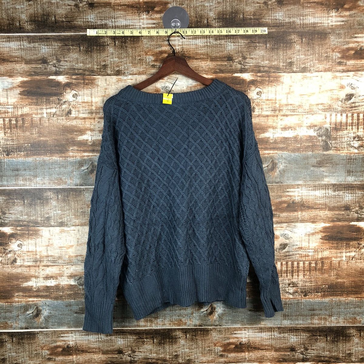 Homespun Knitwear × Japanese Brand DL Japan Vintage sweatshirt Green cable Knitwear #C500 Size US L / EU 52-54 / 3 - 10 Thumbnail