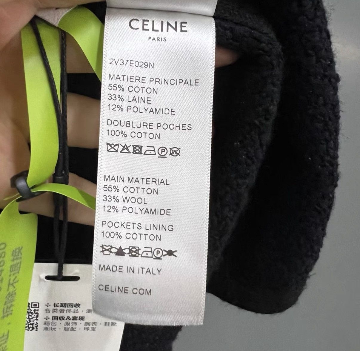 Celine Celine Black Knitted Hooded Cardigan J41 Size XS / US 0-2 / IT 36-38 - 4 Thumbnail