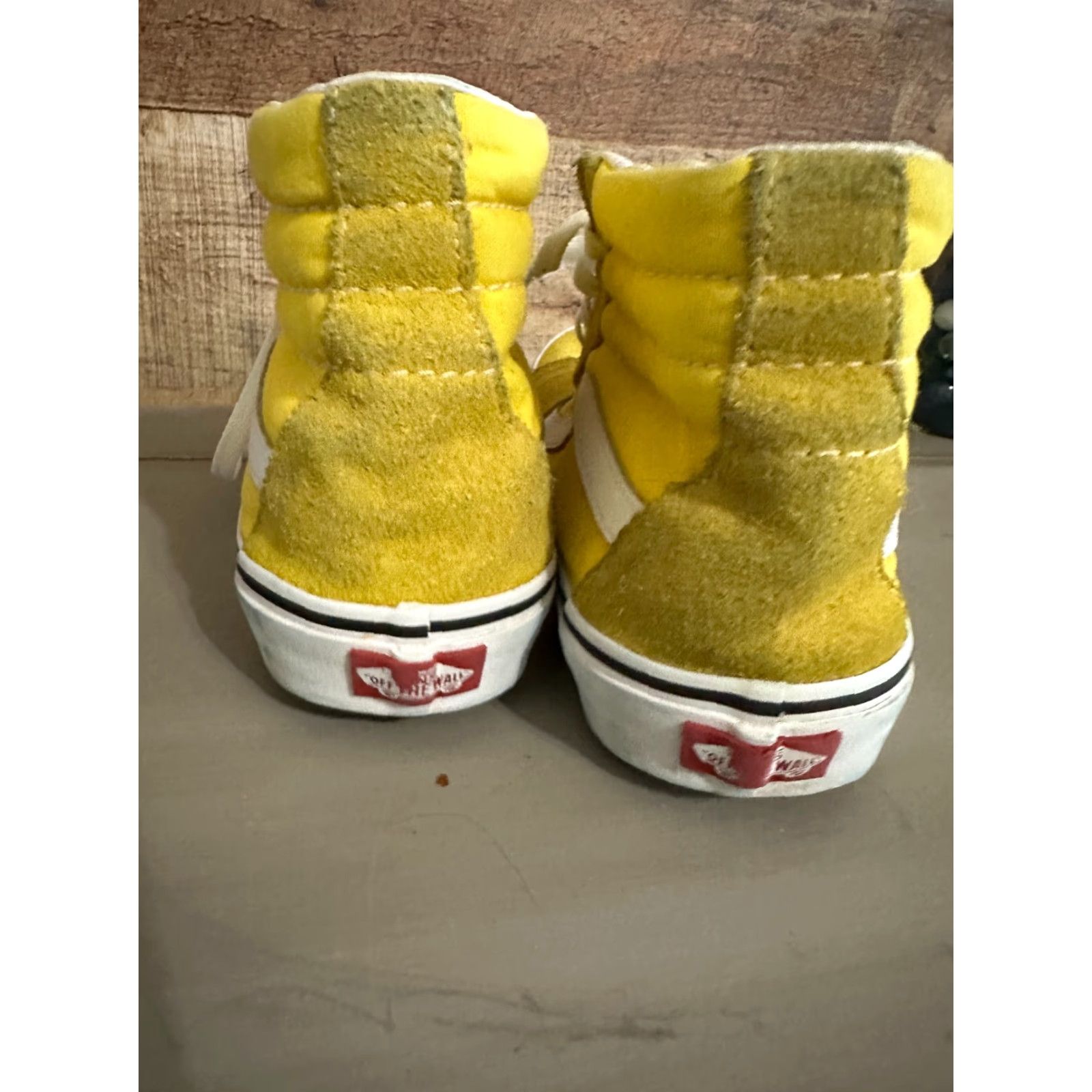Vans Vans Sk8 Hi Mens Yellow White Skate Shoes High Top Skateboard Sneakers size 9.0 Men’s Shoes Size US M / EU 48-50 / 2 - 3 Thumbnail