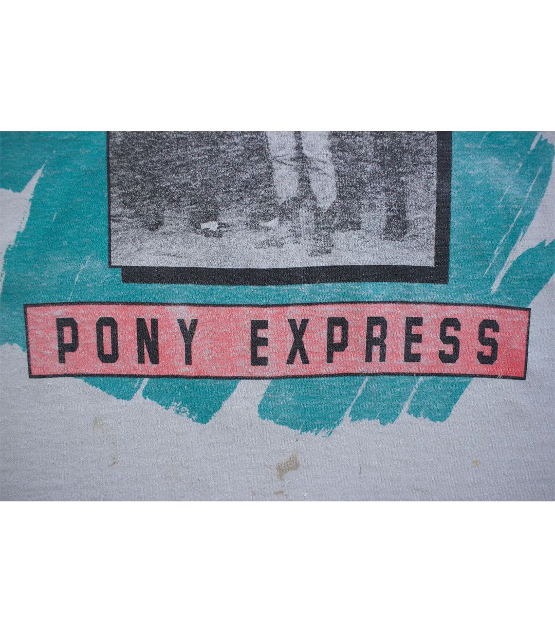 Vintage 80's Vintage Pony Express Sleeveless T-Shirt Size US XL / EU 56 / 4 - 6 Thumbnail