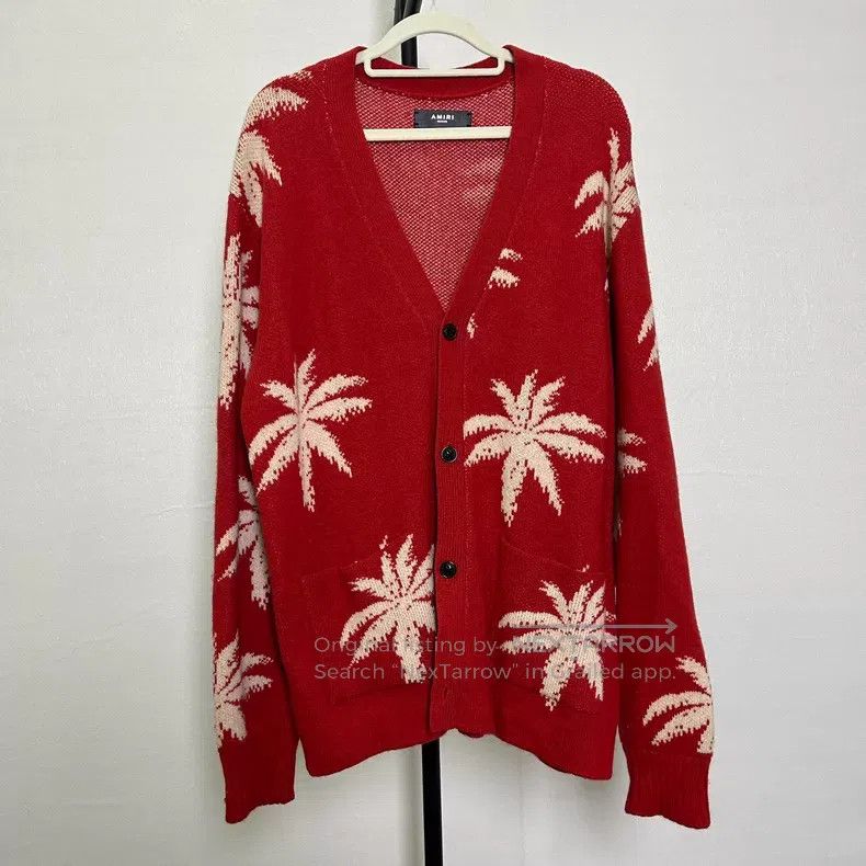 Amiri Amiri Size M Red knitted sweater Size US M / EU 48-50 / 2 - 1 Thumbnail