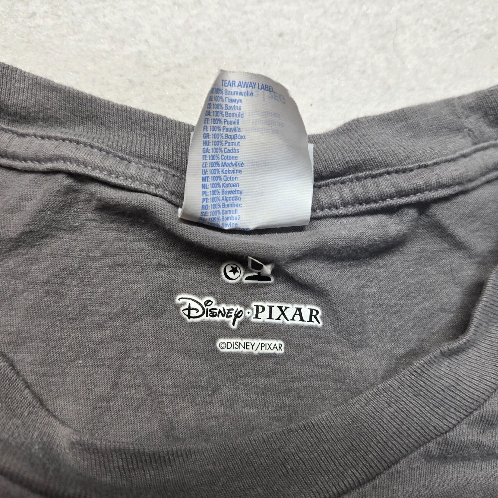 Disney Disney Pixar Cars Hudson Hornet Badge T-Shirt Unisex Adult 2XL Gray Short Sleeve Regular Fit Sports Size US XXL / EU 58 / 5 - 4 Thumbnail