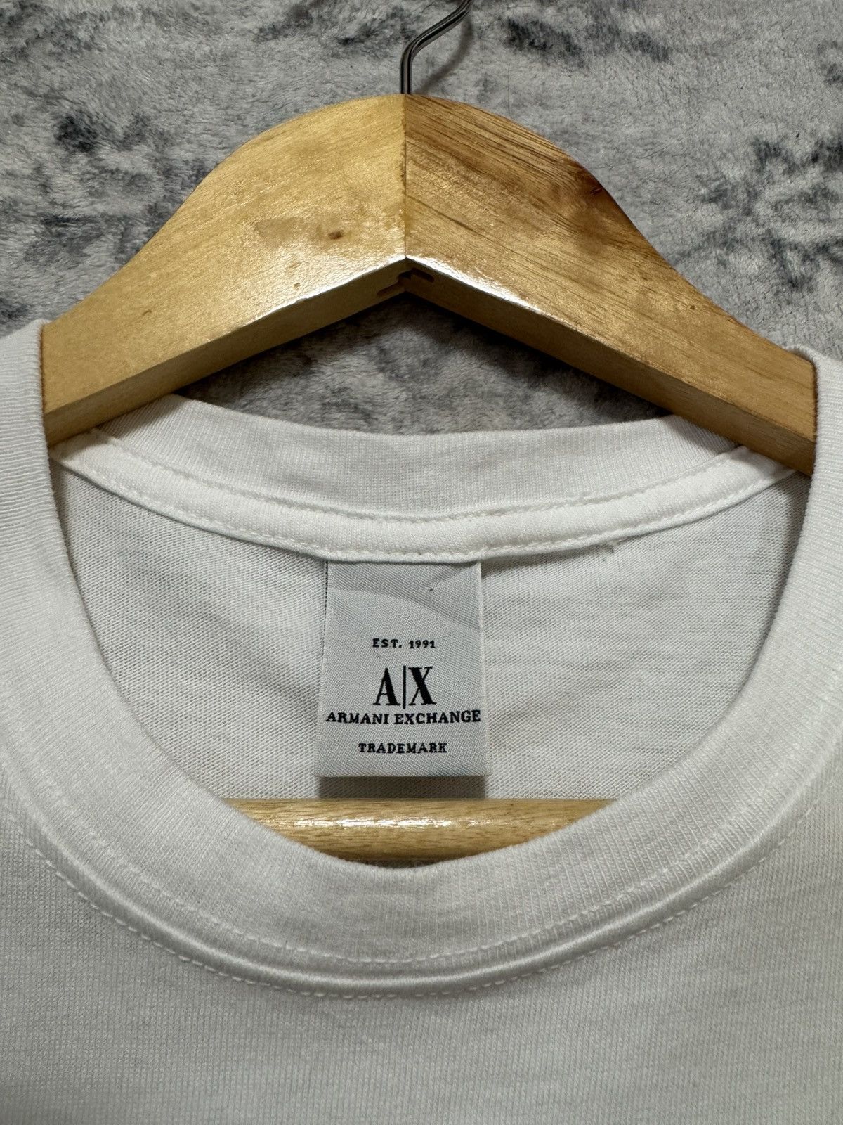 Armani Exchange ARMANI EXCHANCE SPELLOUT TEE Size US XL / EU 56 / 4 - 5 Thumbnail