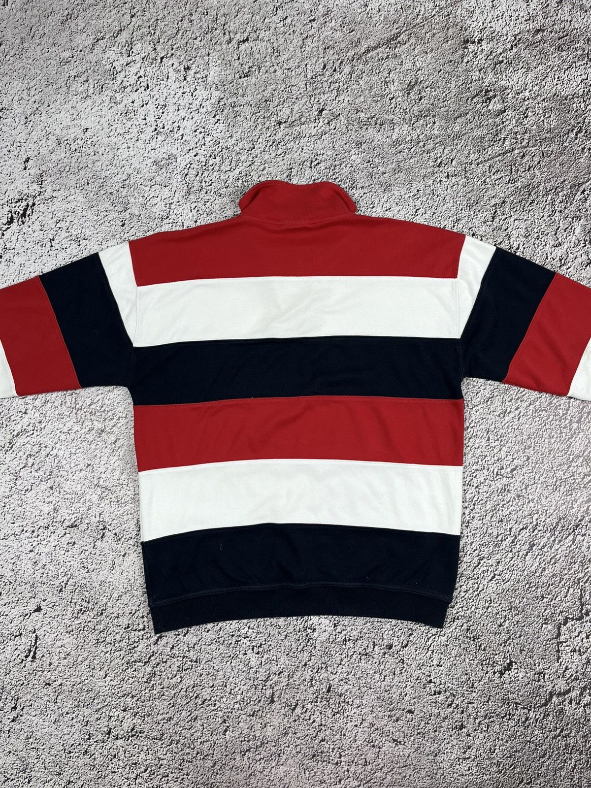 Vintage Vintage Y2K Quarter halflocked 1/4 rugby sweater streetwear Size US S / EU 44-46 / 1 - 9 Thumbnail