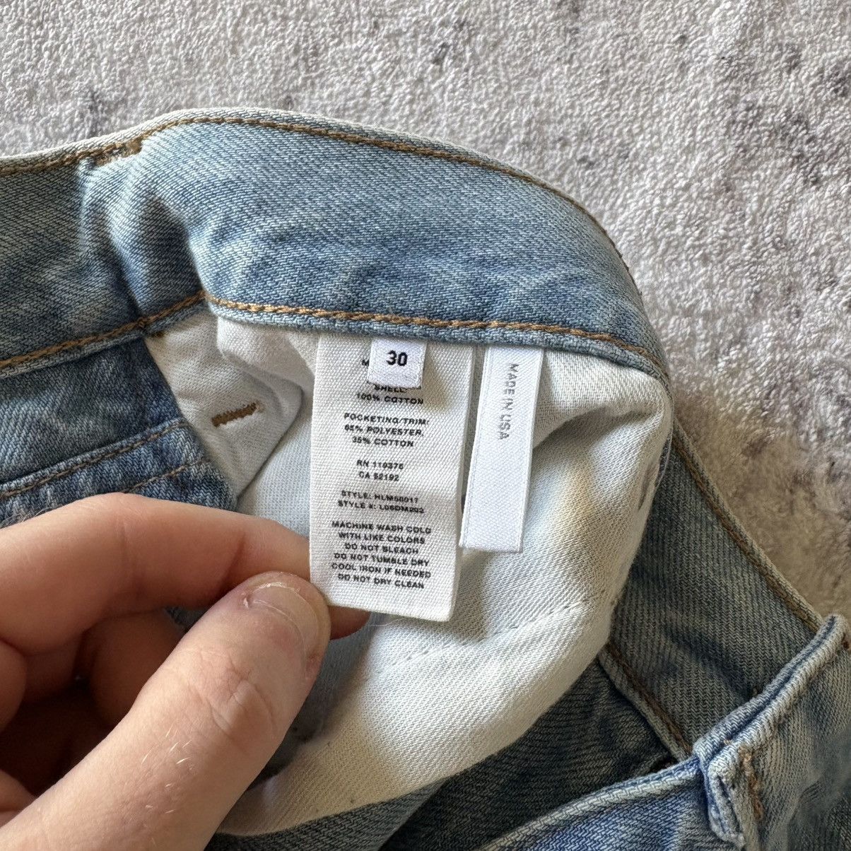 Helmut Lang Helmut Lang Reversible Inside Out Denim Jeans Blue | Size 30 Size US 30 / EU 46 - 7 Thumbnail