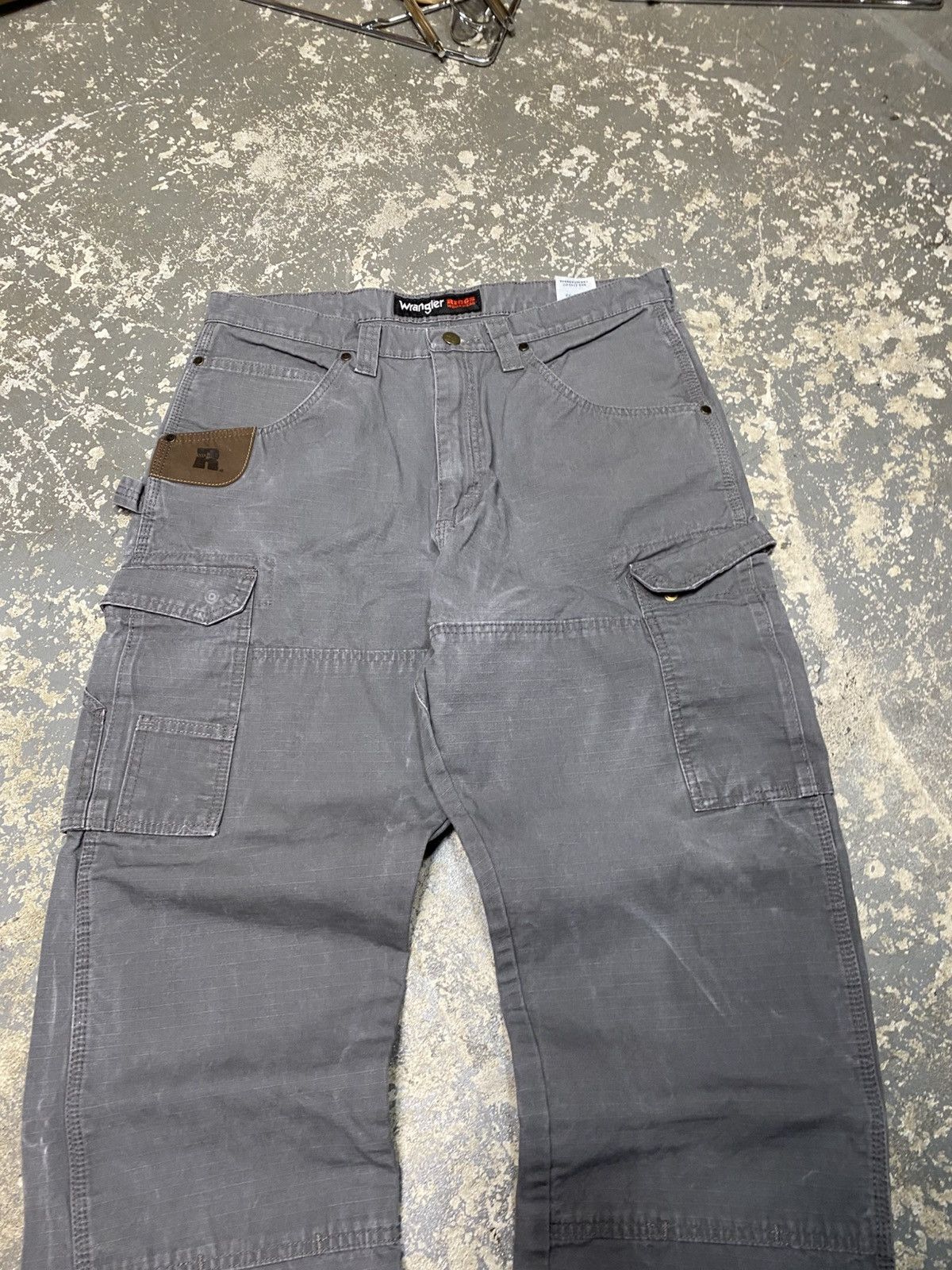 Carhartt × Dickies × Vintage Vintage Wrangler Riggs Carpenter Double Knee Baggy Fit Pants Size US 35 - 10 Thumbnail