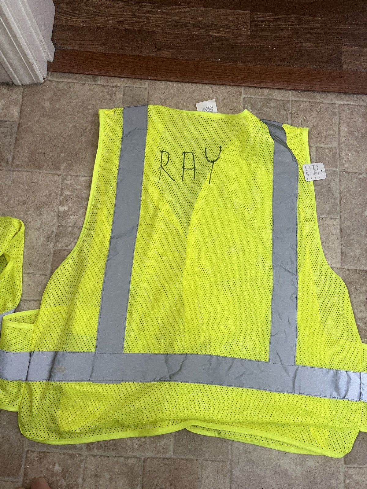 Vintage Bundle of 3 Safety Vest Workwear Reflective Neon Size US XL / EU 56 / 4 - 6 Thumbnail