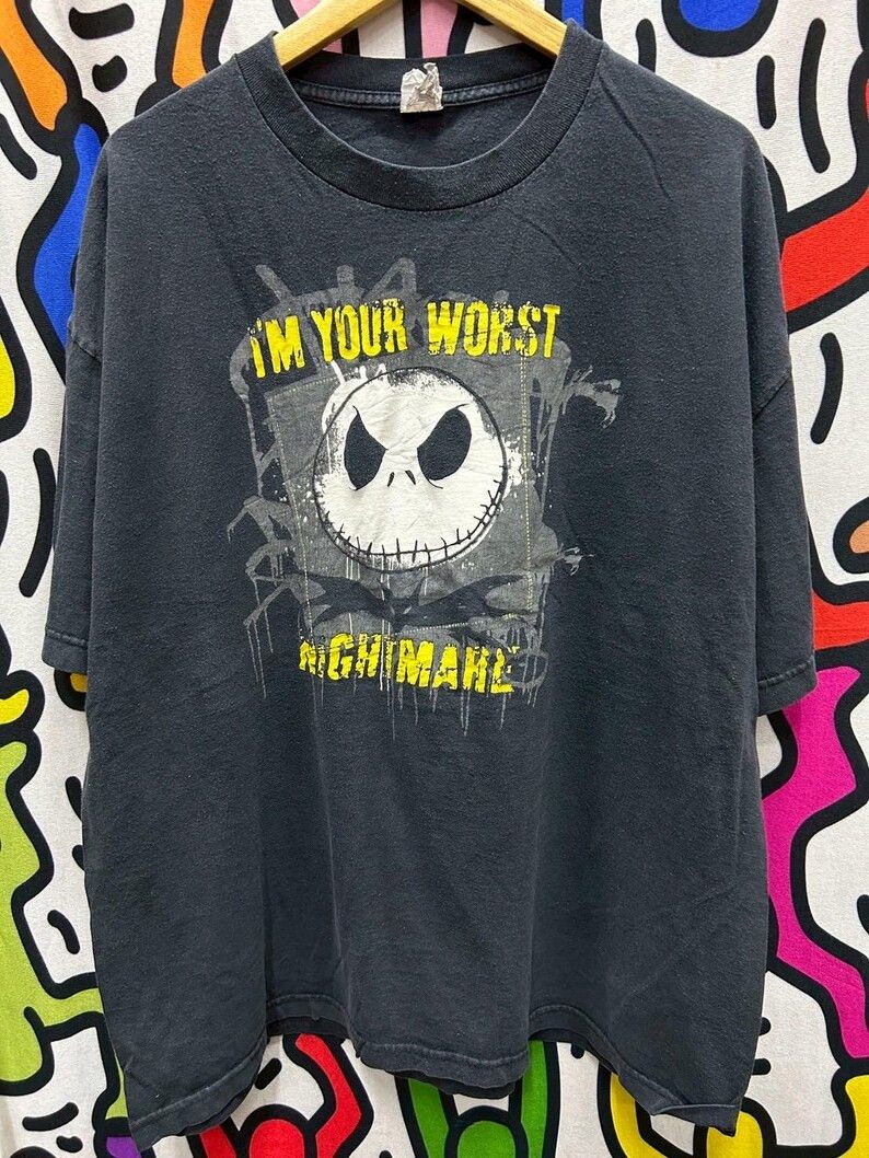 Vintage Vintage 2000s Nightmare before christmas tshirt size 2XL Size US XXL / EU 58 / 5 - 2 Thumbnail