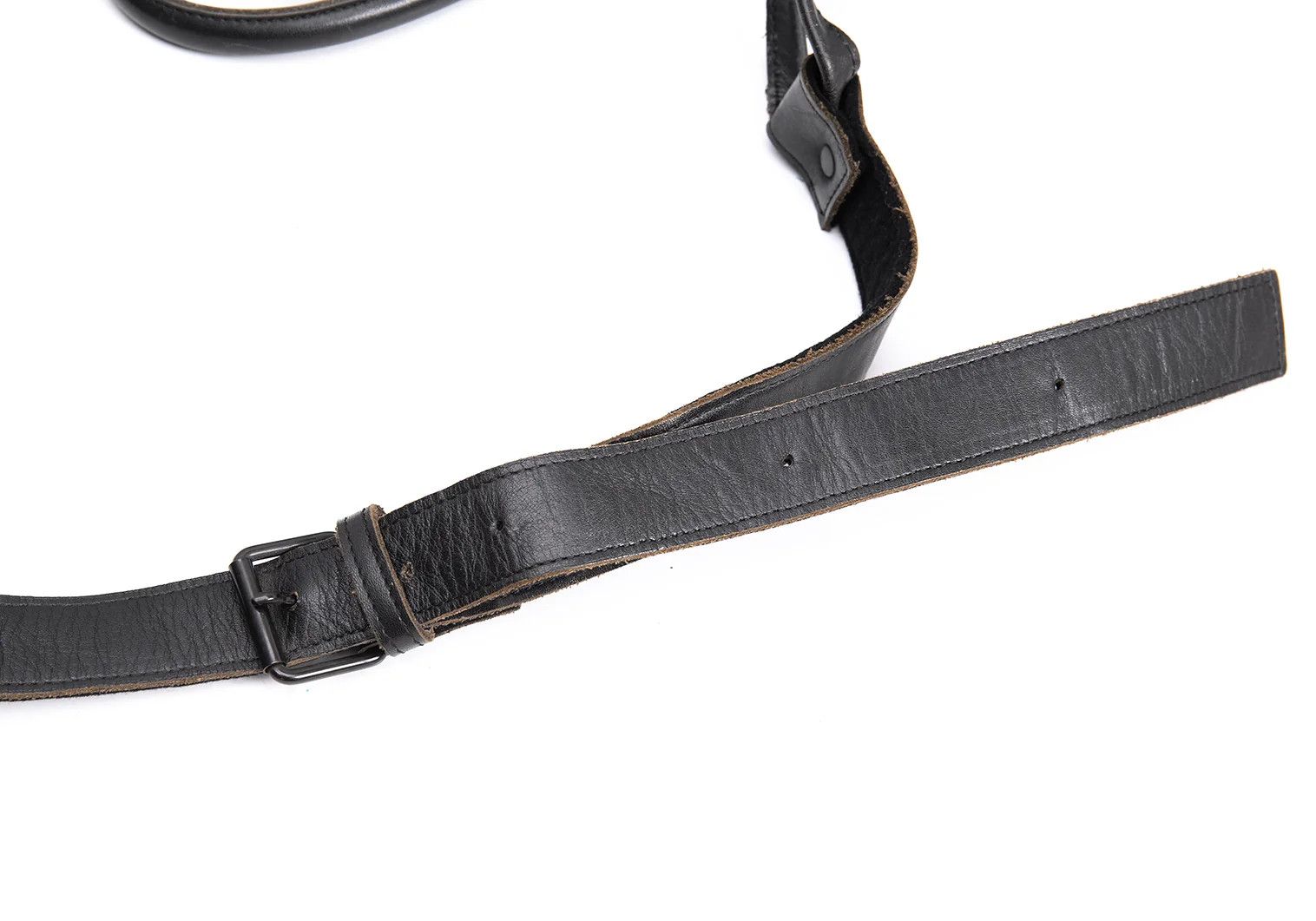 Yohji Yamamoto Yohji Yamamoto Leather 2WAY Shoulder Bag Black Size ONE SIZE - 15 Thumbnail