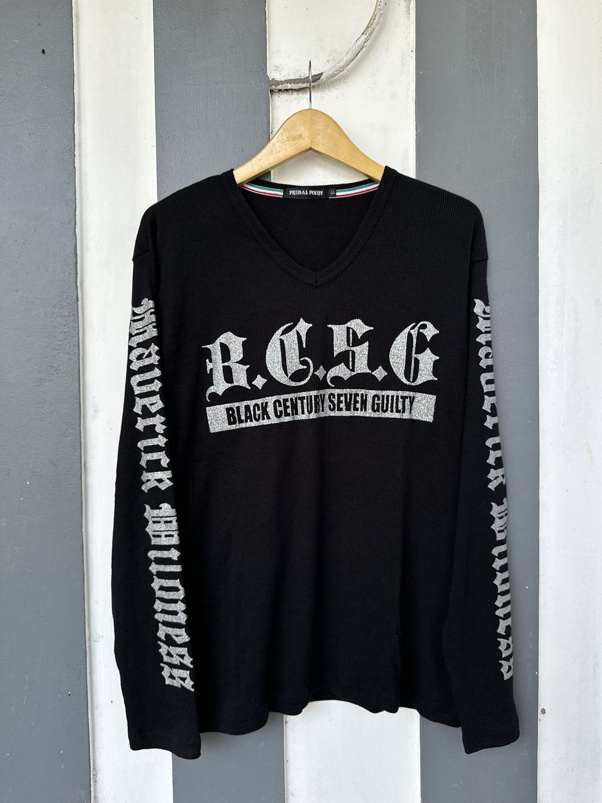 20471120 JAPANESE SICK PRIMAL POINT GLITTER POEM GOTHIC LGB STYLE Size US L / EU 52-54 / 3 - 4 Thumbnail
