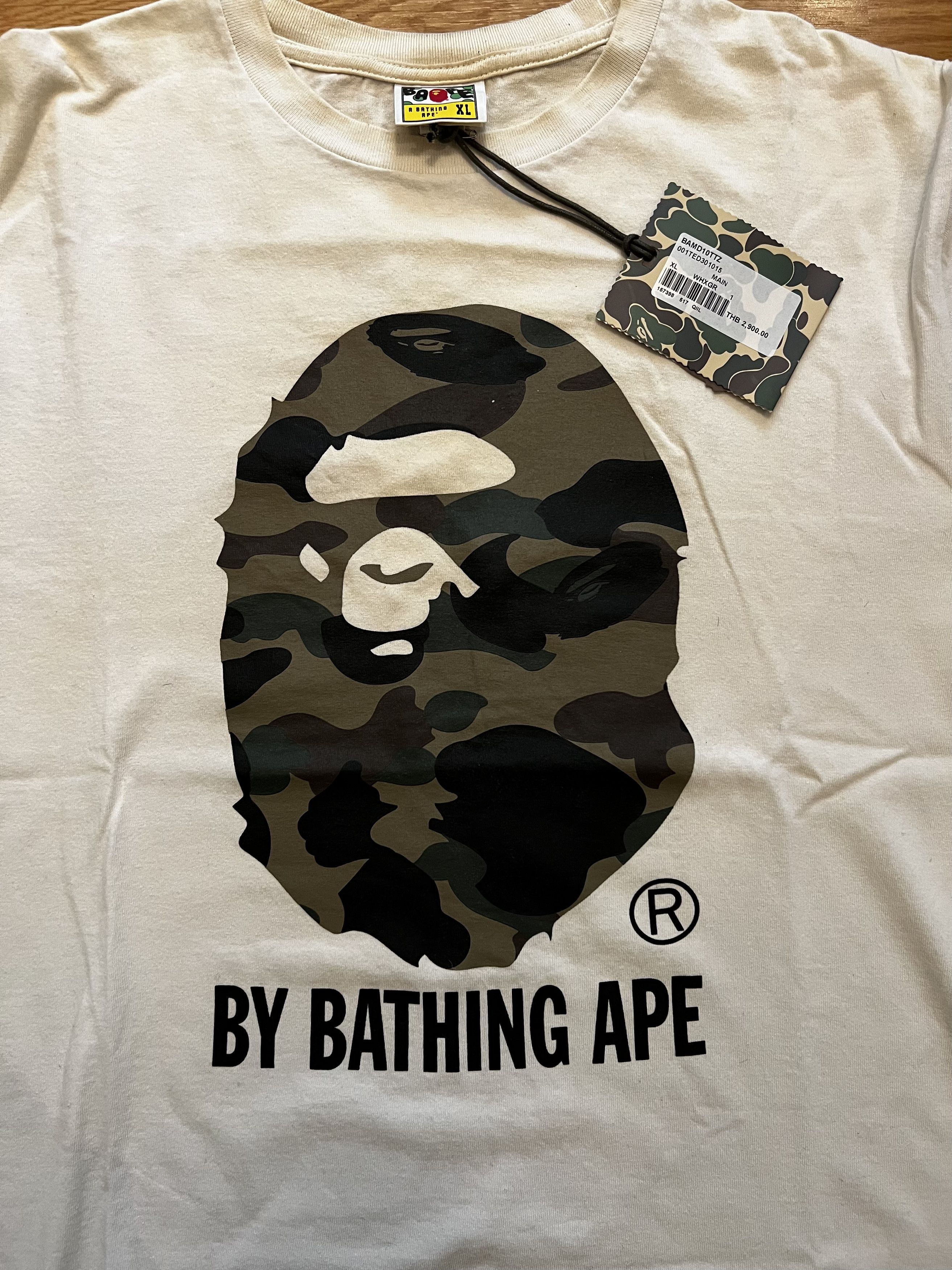 Bape A Bathing Ape Camo Logo Tee Size US XL / EU 56 / 4 - 5 Thumbnail