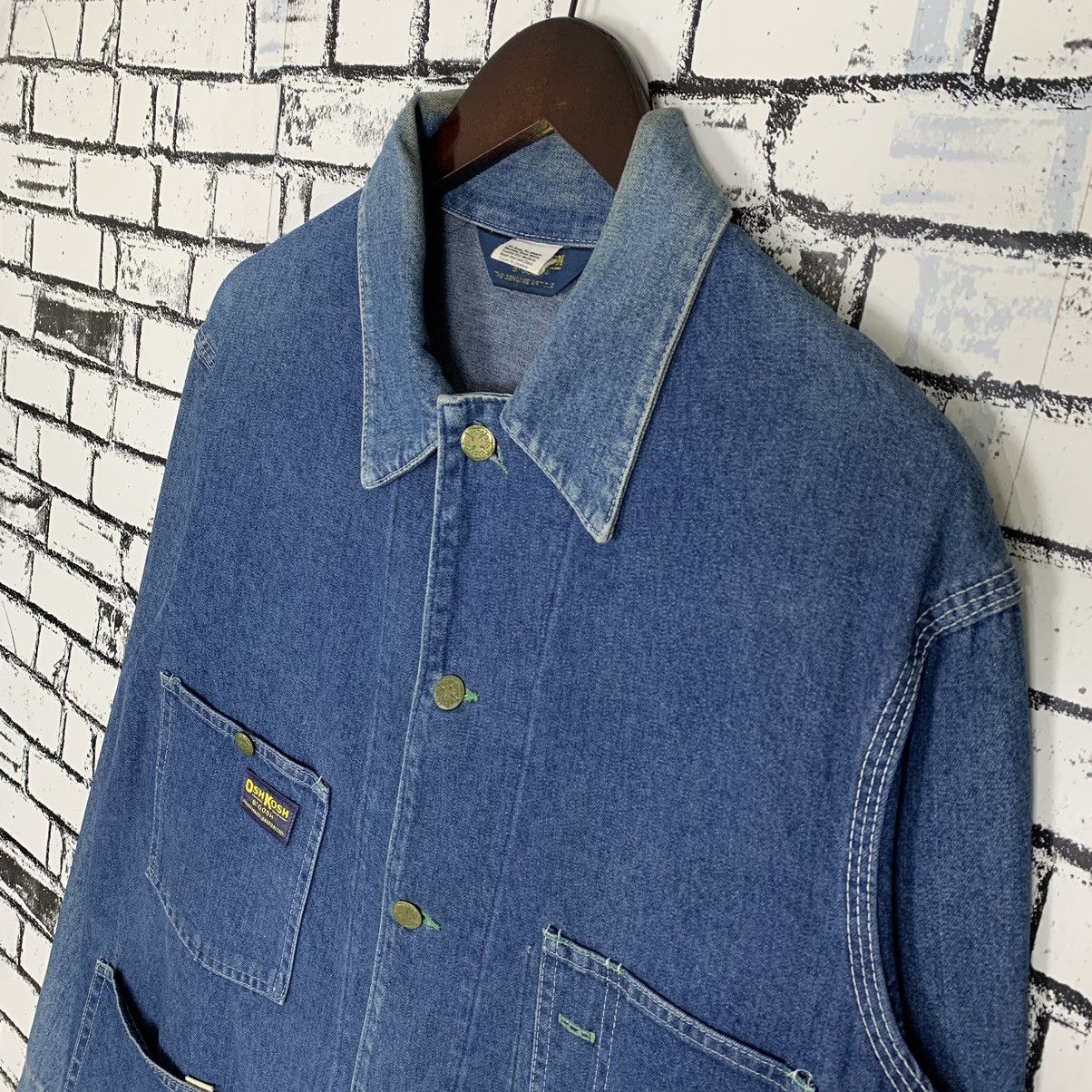 Oshkosh Vintage 60s 70s Oshkosh B' Gosh Workers Denim Jacket Size US M / EU 48-50 / 2 - 3 Thumbnail