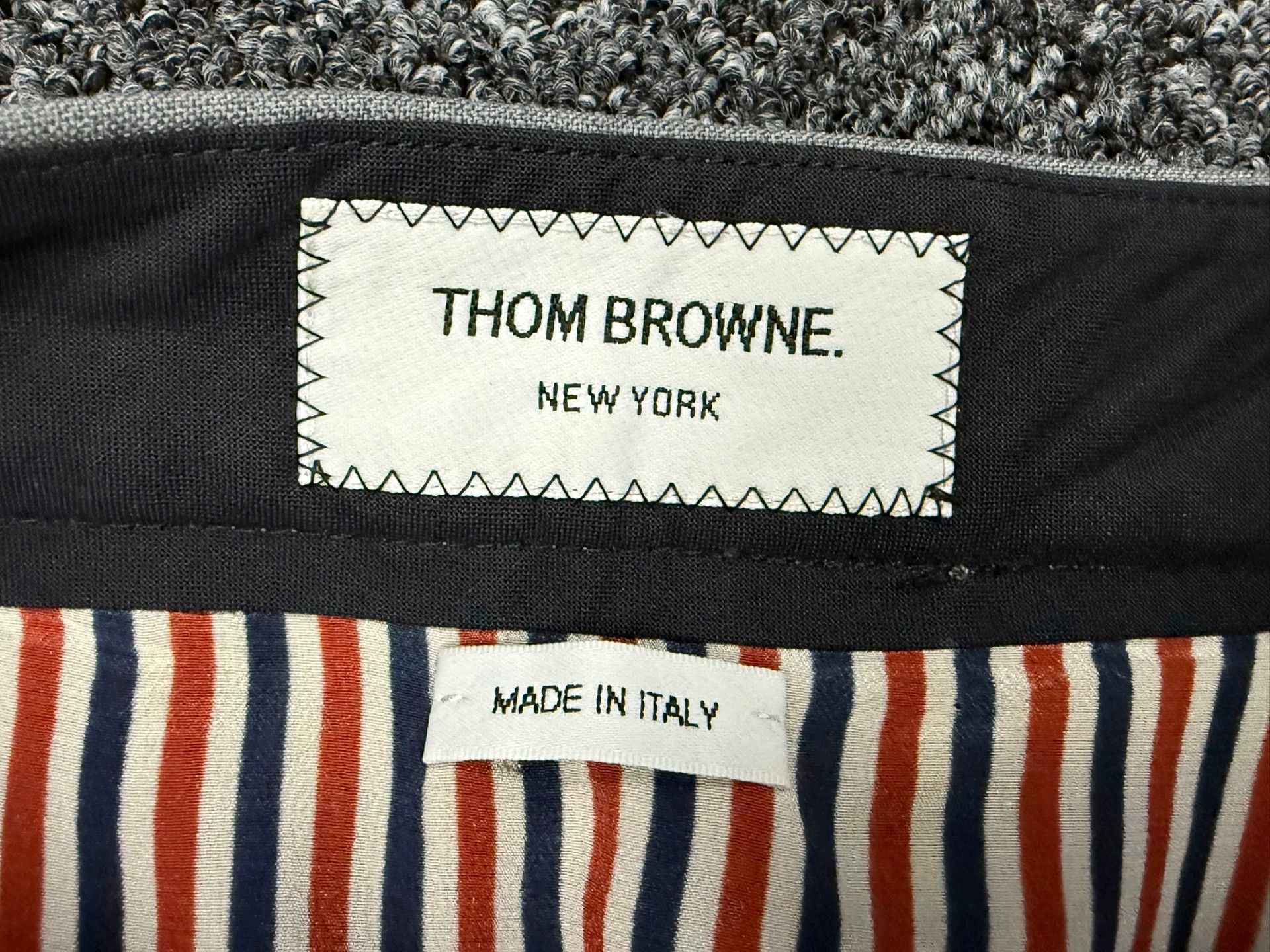 Thom Browne Thom Browne Women's Classic Mid Gray Pleated Skirt Size 36 Size 25" / US 0 / IT 36 - 4 Thumbnail