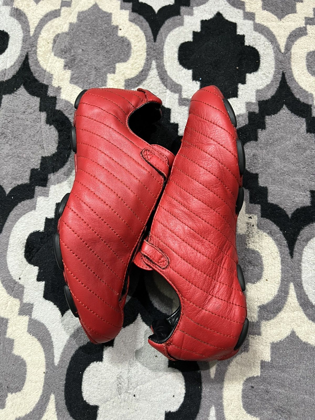 Yohji Yamamoto Red blood leather sneakers Size US 5 / EU 37 - 3 Thumbnail
