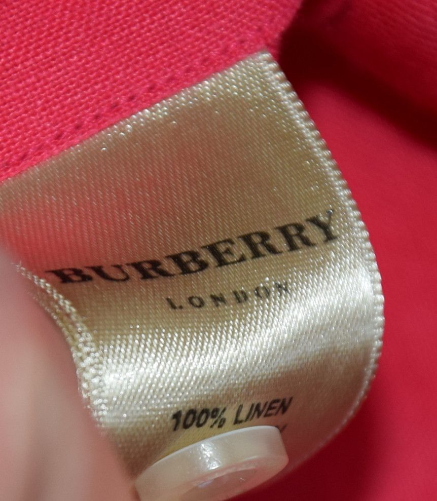 Burberry VINTAGE BURBERRY LINEN SHIRT NOVA CHECK TRIM LOGO ACTUAL L Size US L / EU 52-54 / 3 - 24 Thumbnail