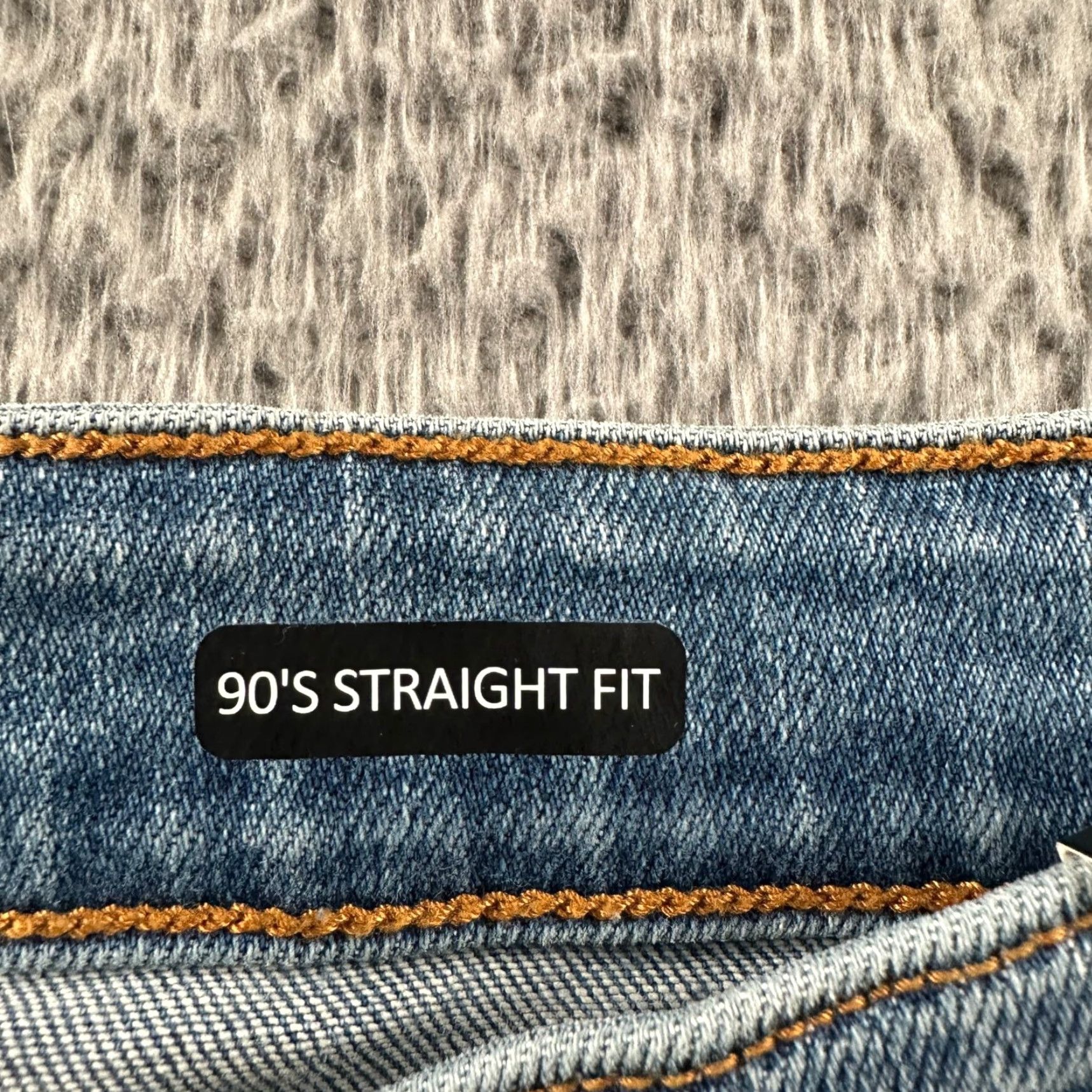 Vintage Judy Blue Jeans Womens 16W 90s Straight High Waist Cargo Light Blue NWT Size 38" / US 16 / IT 52 - 5 Thumbnail