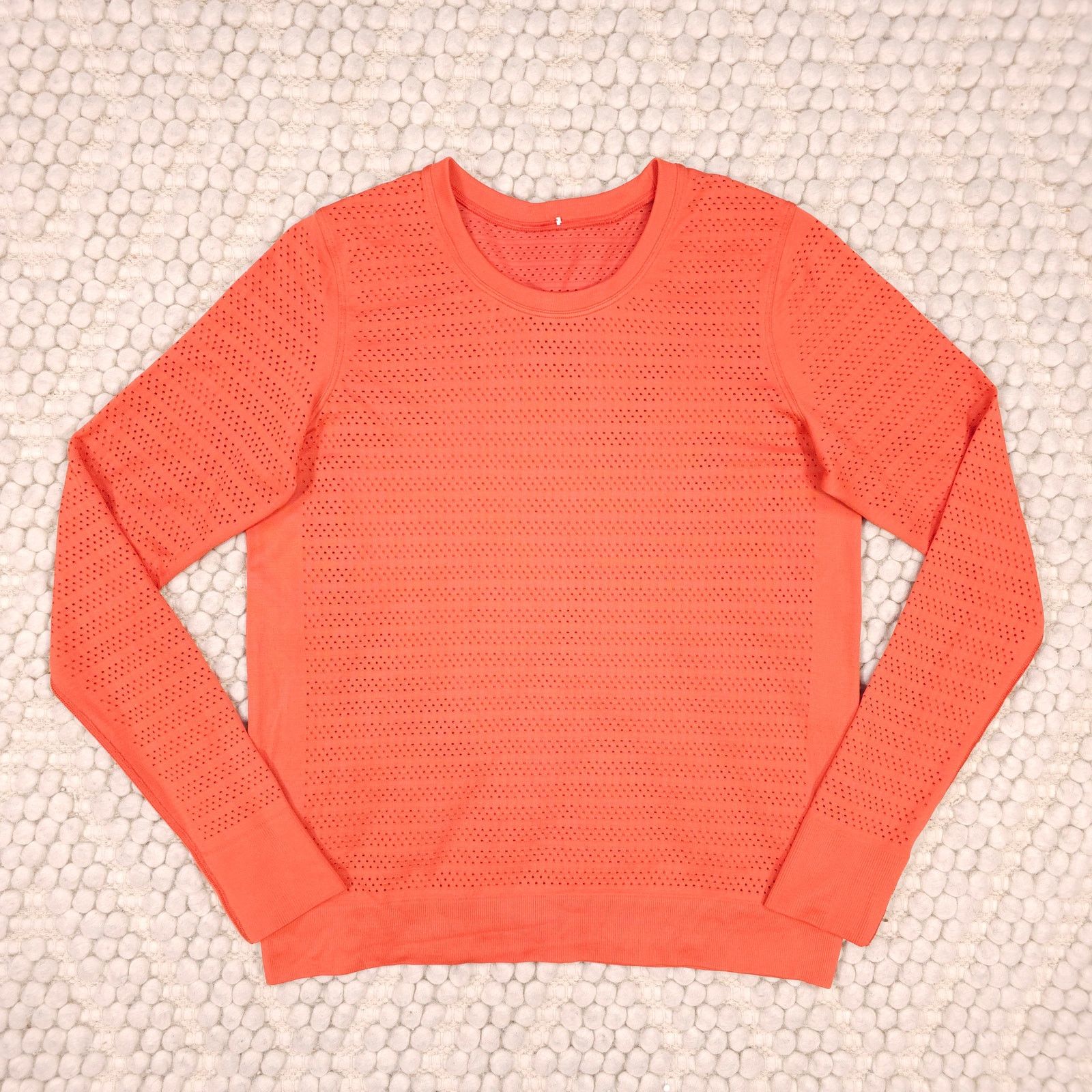 Lululemon Lululemon Breeze By Long Sleeve Squad Brick Sz 8 Size M / US 6-8 / IT 42-44 - 5 Thumbnail