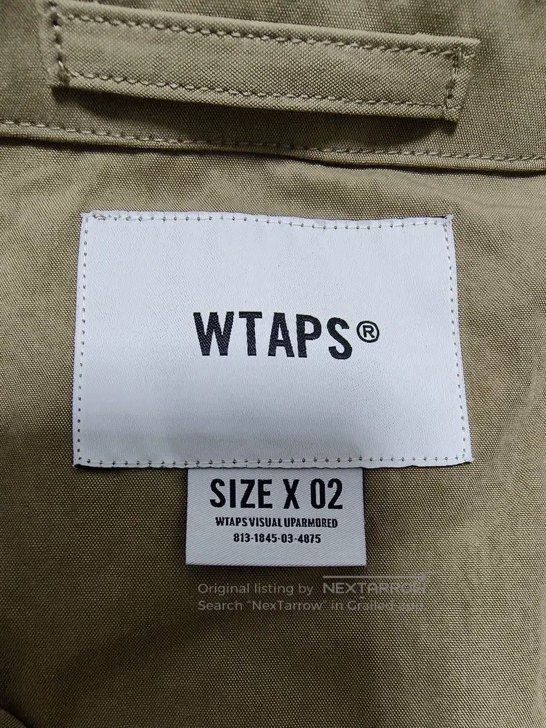Wtaps Wtaps Embroidered Bone Long Sleeve Shirt Jacket Size US M / EU 48-50 / 2 - 6 Thumbnail