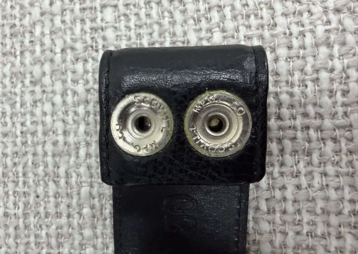 Chrome Hearts Size 30 Chrome Hearts Plain Black Leather Belt Size ONE SIZE - 8 Thumbnail