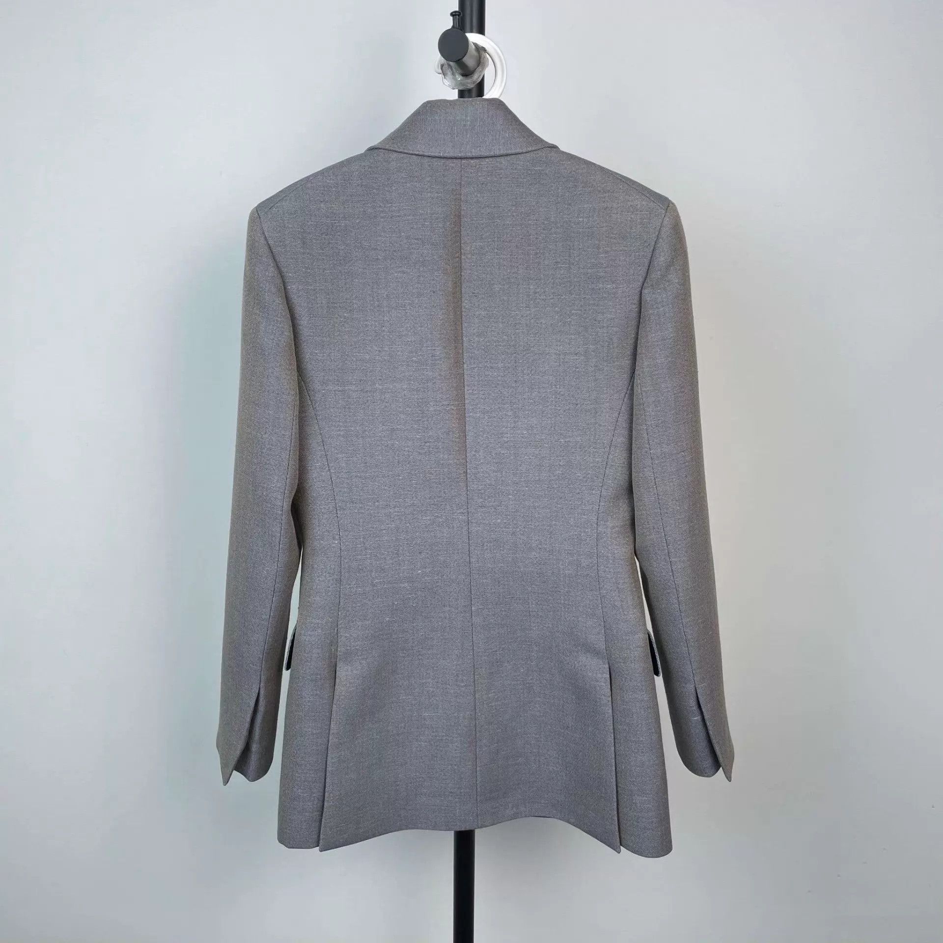 Louis Vuitton LV Cotton Suit Jacket Gray 34 Grade S No Acc Size XS / US 0-2 / IT 36-38 - 2 Thumbnail