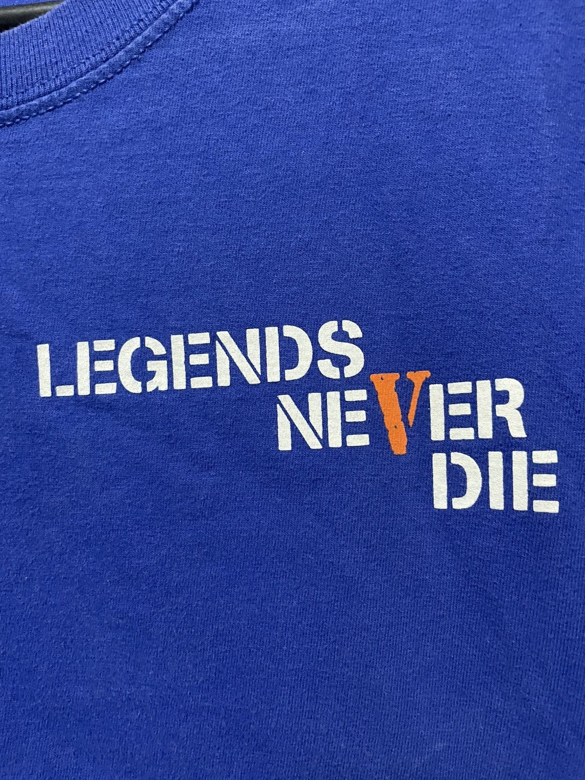 999 Club × Vlone Juice Wrld VLONE Legends Never Die Tee Rap T Shirt Size US M / EU 48-50 / 2 - 8 Thumbnail