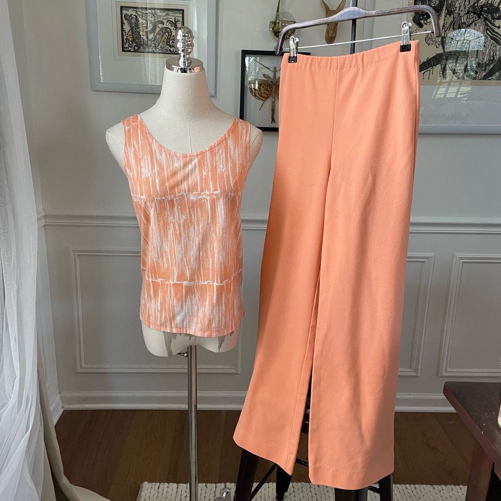 Vintage Vintage 70s 4pc Mix Match Set Pants Tank Shirt Turtleneck XS Size XS / US 0-2 / IT 36-38 - 8 Thumbnail