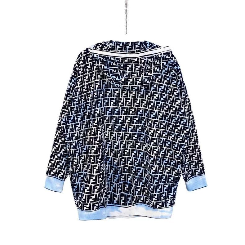 Fendi Fendi Old flower full-printed drawstring hoodie Size US M / EU 48-50 / 2 - 2 Thumbnail