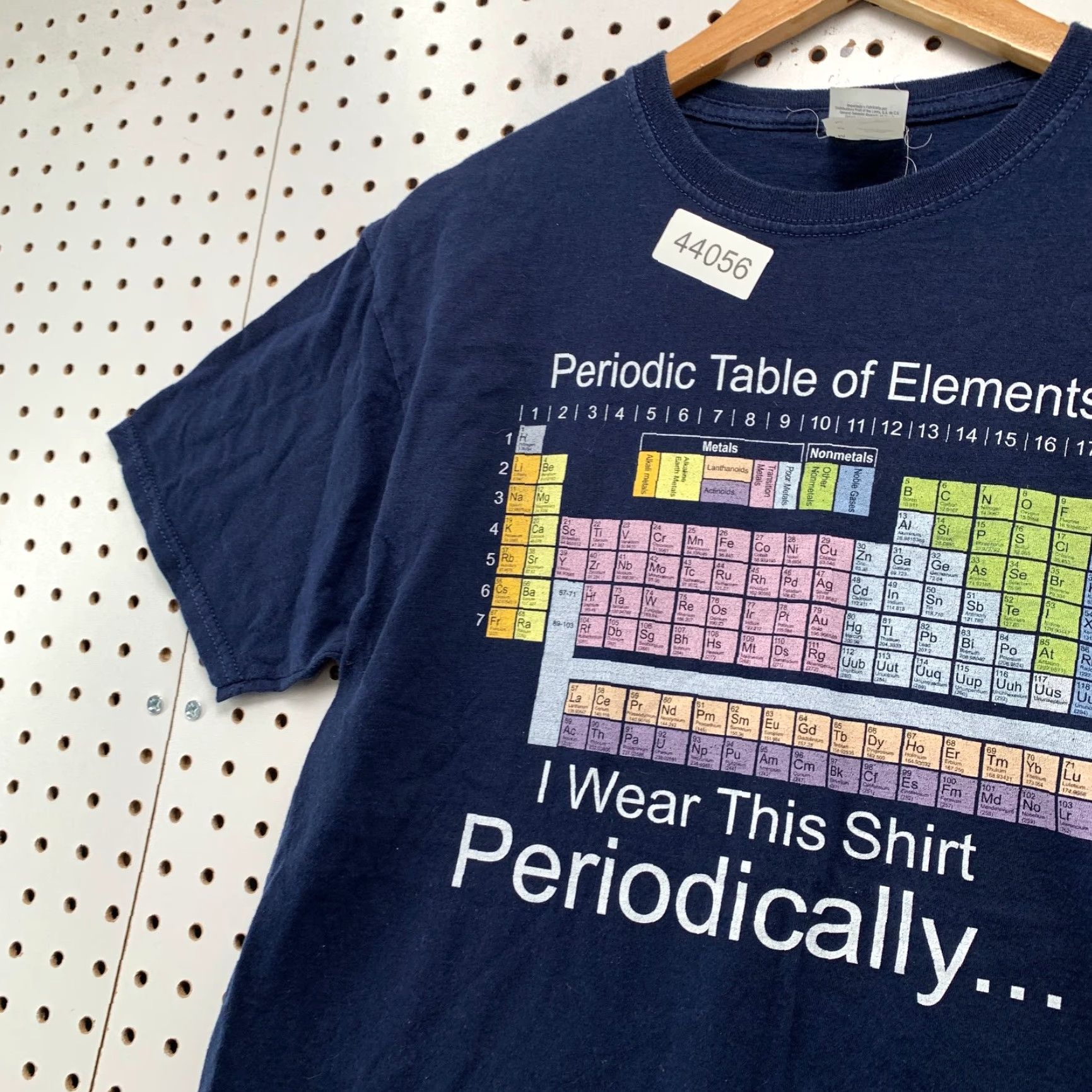 Vintage VINTAGE Periodic Table Funny Shirt Men M Blue TEE Graphic Size US M / EU 48-50 / 2 - 7 Thumbnail