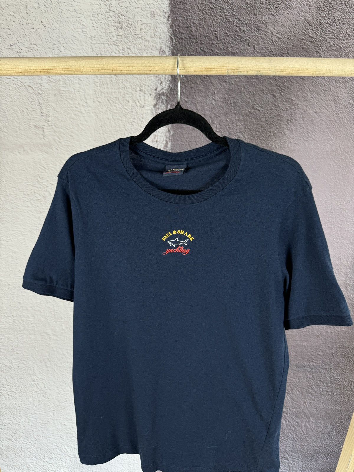 Paul & Shark Paul & Shark navy blue center logo tee shirt Size US S / EU 44-46 / 1 - 3 Thumbnail