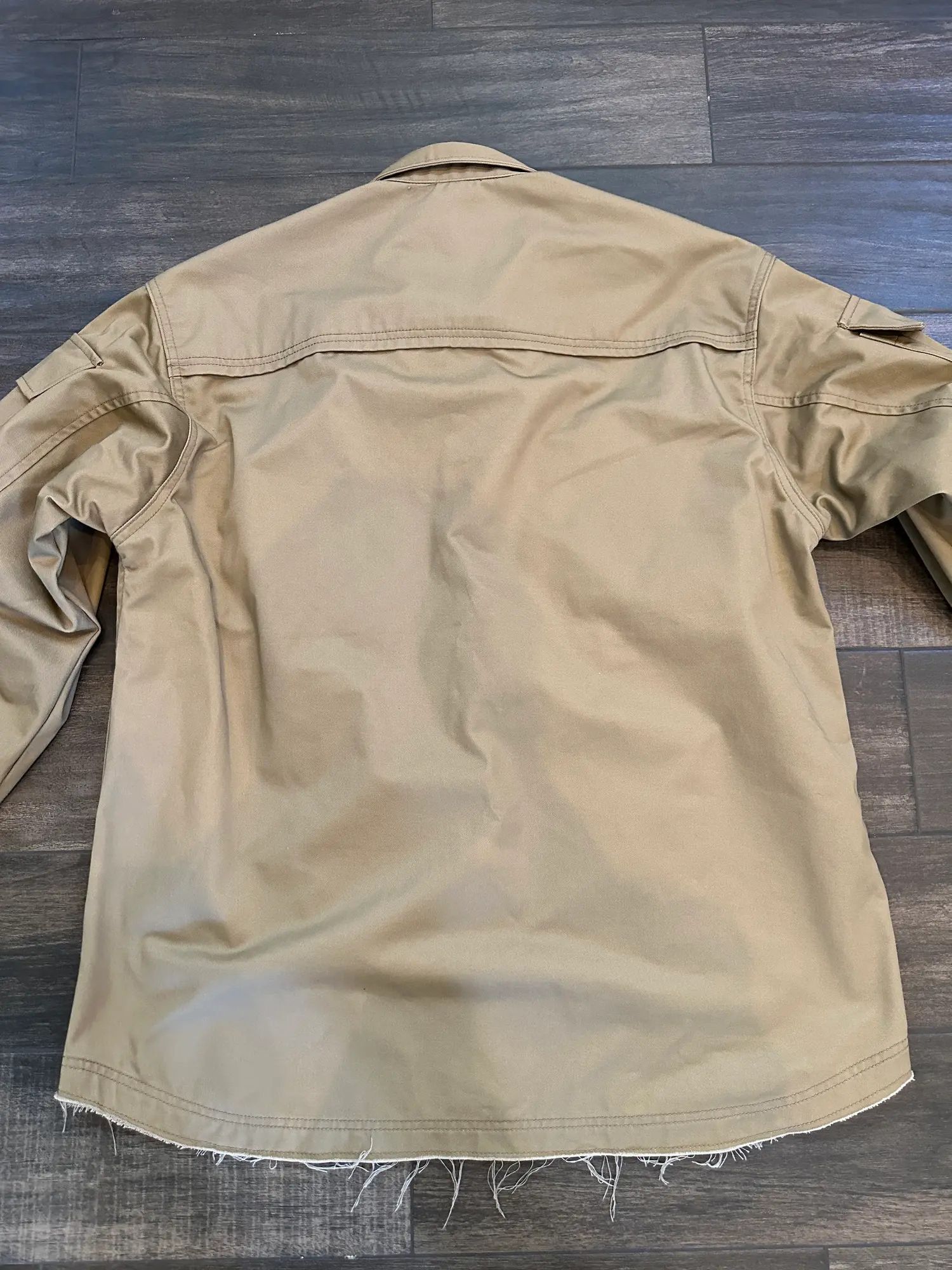 Undercover GU Undercover Frayed Twill Military Jacket Size US L / EU 52-54 / 3 - 2 Thumbnail