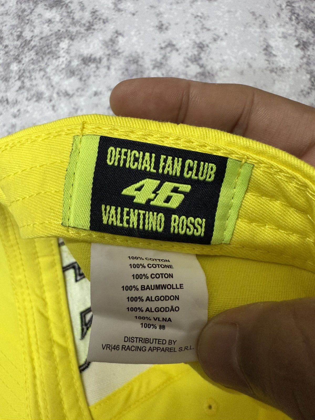 Gear for Sports OFFICIAL FAN CLUB 46 VALENTINO ROSSI MOTO GP CAP Size ONE SIZE - 9 Thumbnail