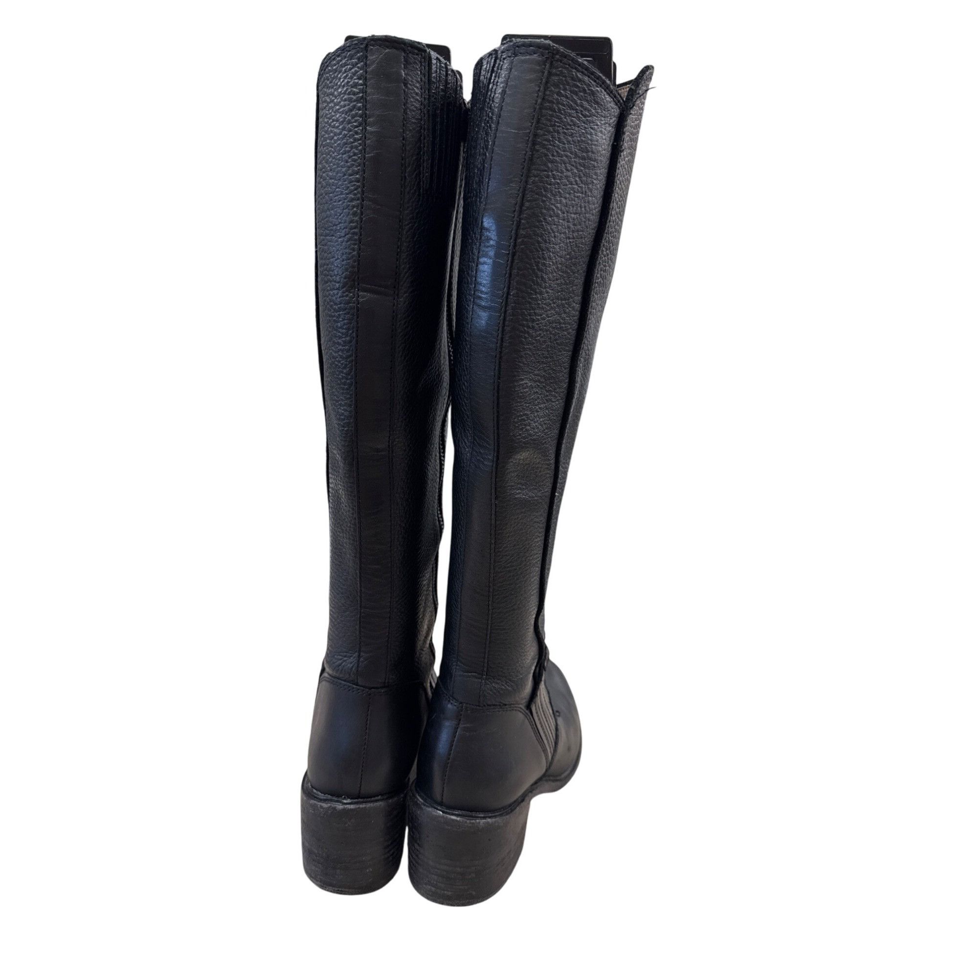 Donald Pliner Donald J Pliner Womens Black Leather Knee High Boots Size 6M Size US 6 / IT 36 - 8 Thumbnail