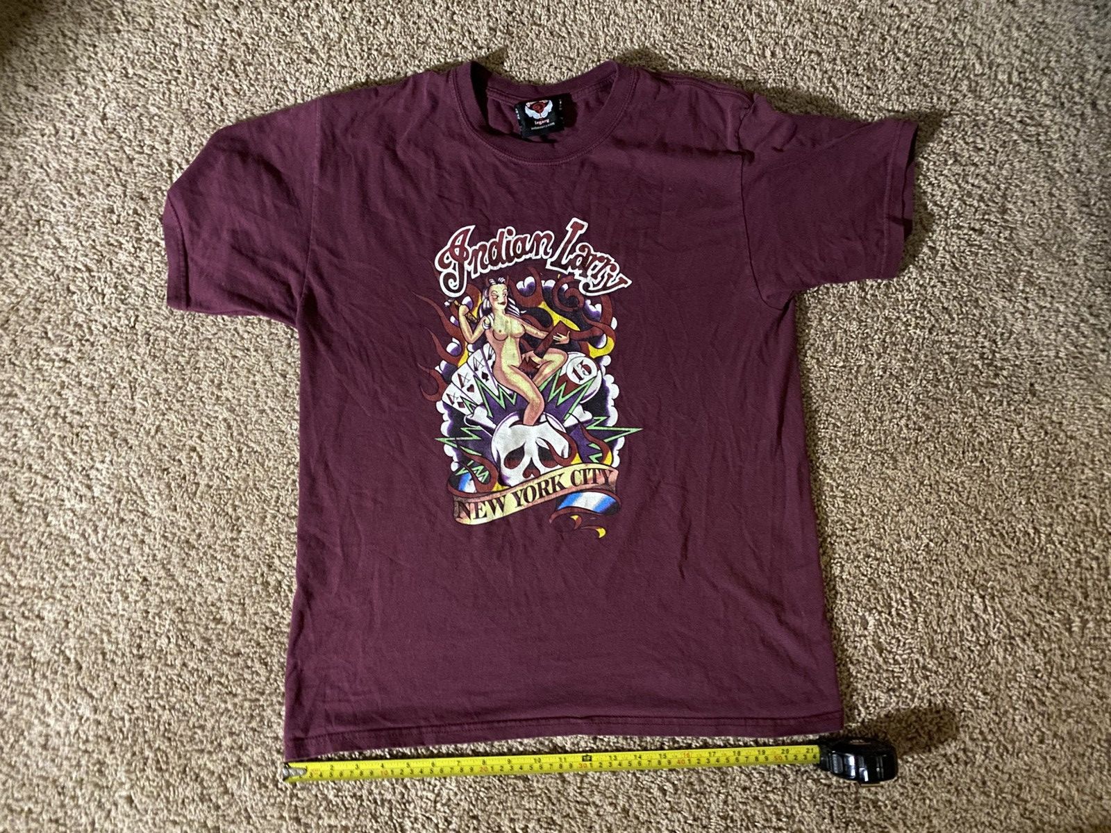 Indian Motorcycle × Vintage VINTAGE INDIAN LARRY T-SHIRT Size US L / EU 52-54 / 3 - 1 Thumbnail