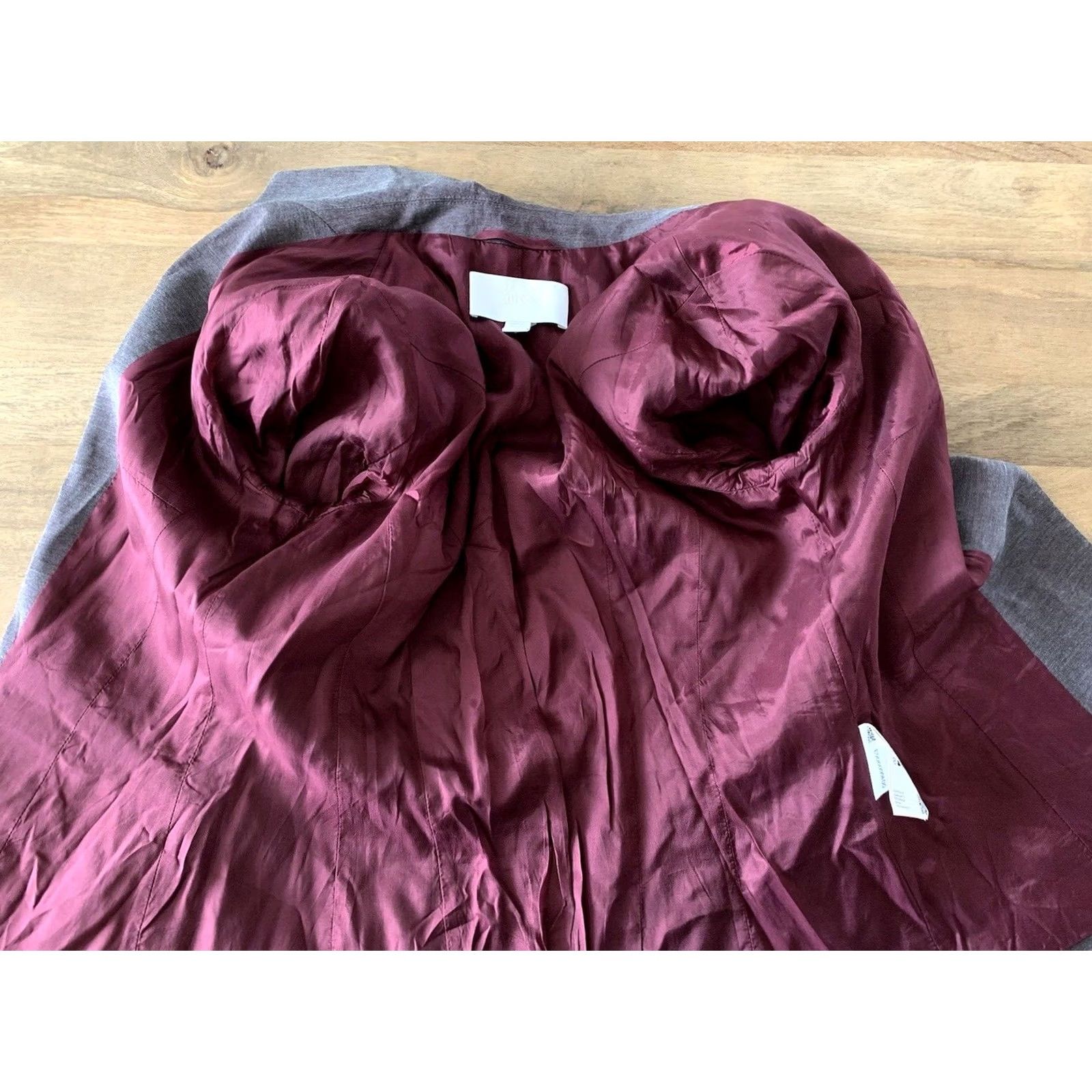 Hugo Boss HUGO BOSS Blazer Women's 2 Wool Blend Purple Sport Jacket Coat Classic Office Luxury Size XS / US 0-2 / IT 36-38 - 5 Thumbnail