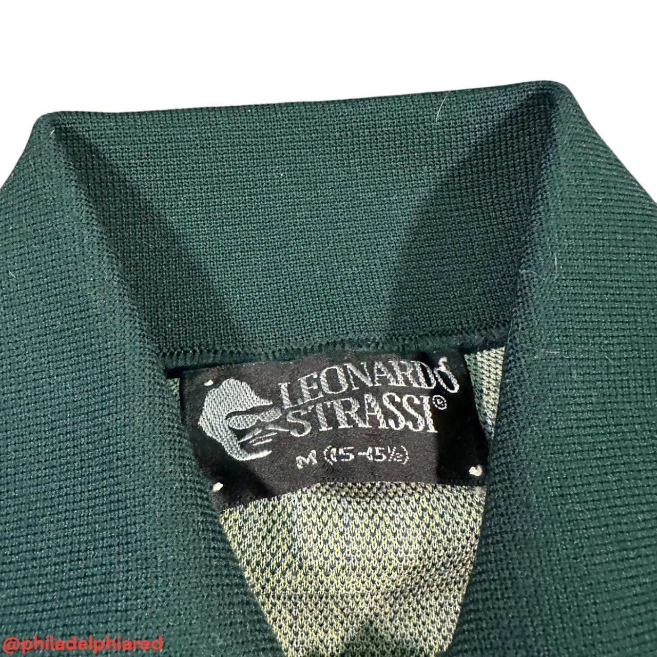 Designer Vintage 1960s Leonardo Strassi Half zip shirt mens medium Size US S / EU 44-46 / 1 - 5 Thumbnail